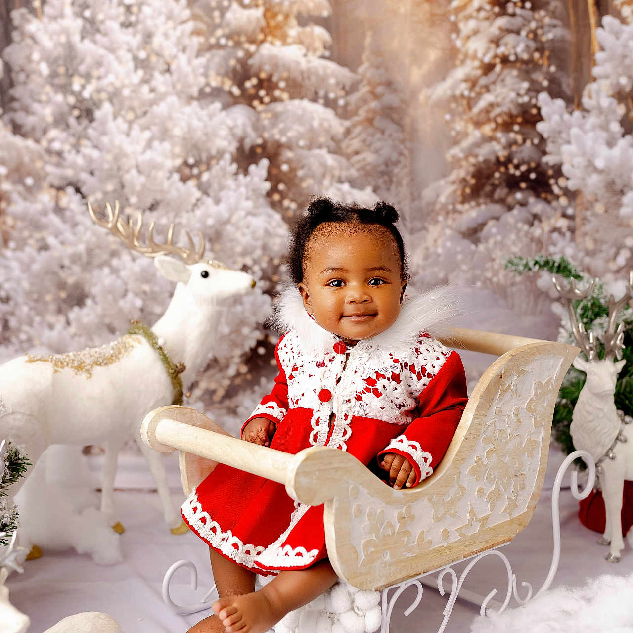 Sevyn is registered to the contest to win money with this photo: animal, baby, canine, christmas, deer, dog, face, festival, furniture, happy, head, nature, outdoors, person, pet, photography, portrait, sitting, smile, snow