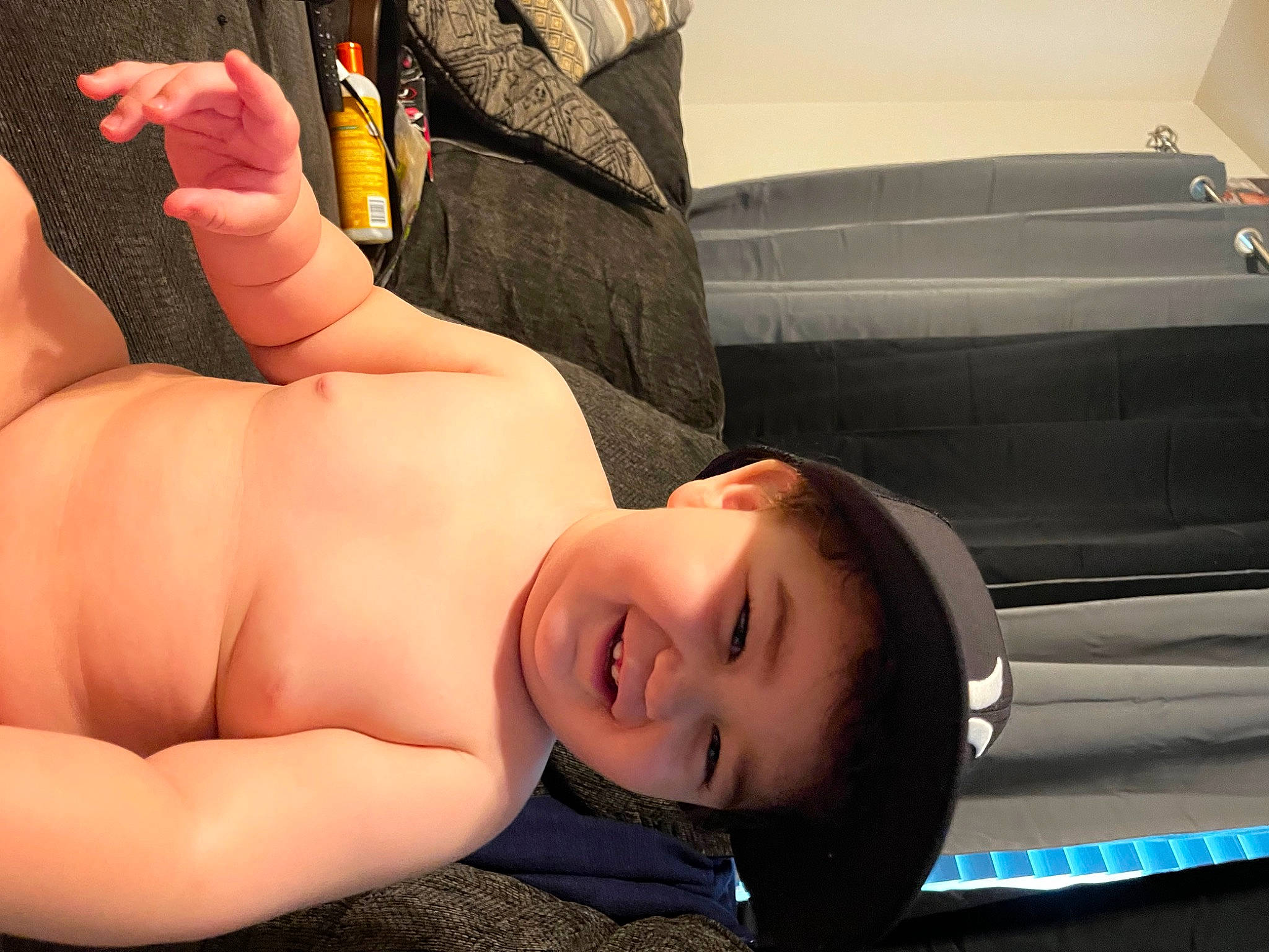 Damien is registered to the contest to win money with this photo: abdomen, black_hair, chest, comfort, dress, elbow, eyebrow, eyelash, finger, flash_photography, gesture, head, headgear, joy, leg, mouth, muscle, neck, person, shoulder