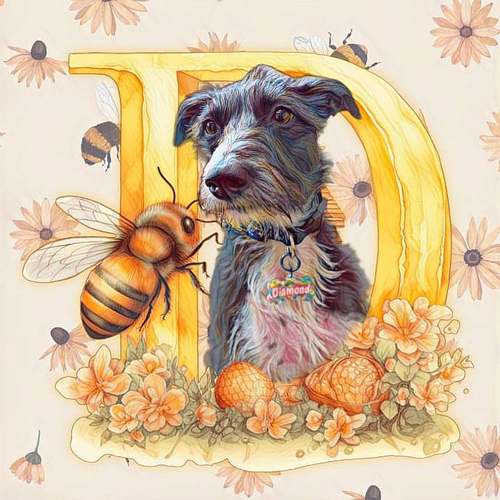 Diamond joined the competition — help win amazing prizes! art, canidae, carnivore, companion_dog, dog, dog_breed, drawing, font, graphics, illustration, liver, painting, pattern, rectangle, serveware, sporting_group, standard_schnauzer, still_life_photography, visual_arts, working_animal