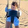 Amante joined the competition — help win amazing prizes! child, toddler, swing, playground, sand, outdoor, sunlight, curly_hair, blue_clothing, barefoot, baby_swing, play, fun, daytime, person, seat, chain, recreation, smile, park