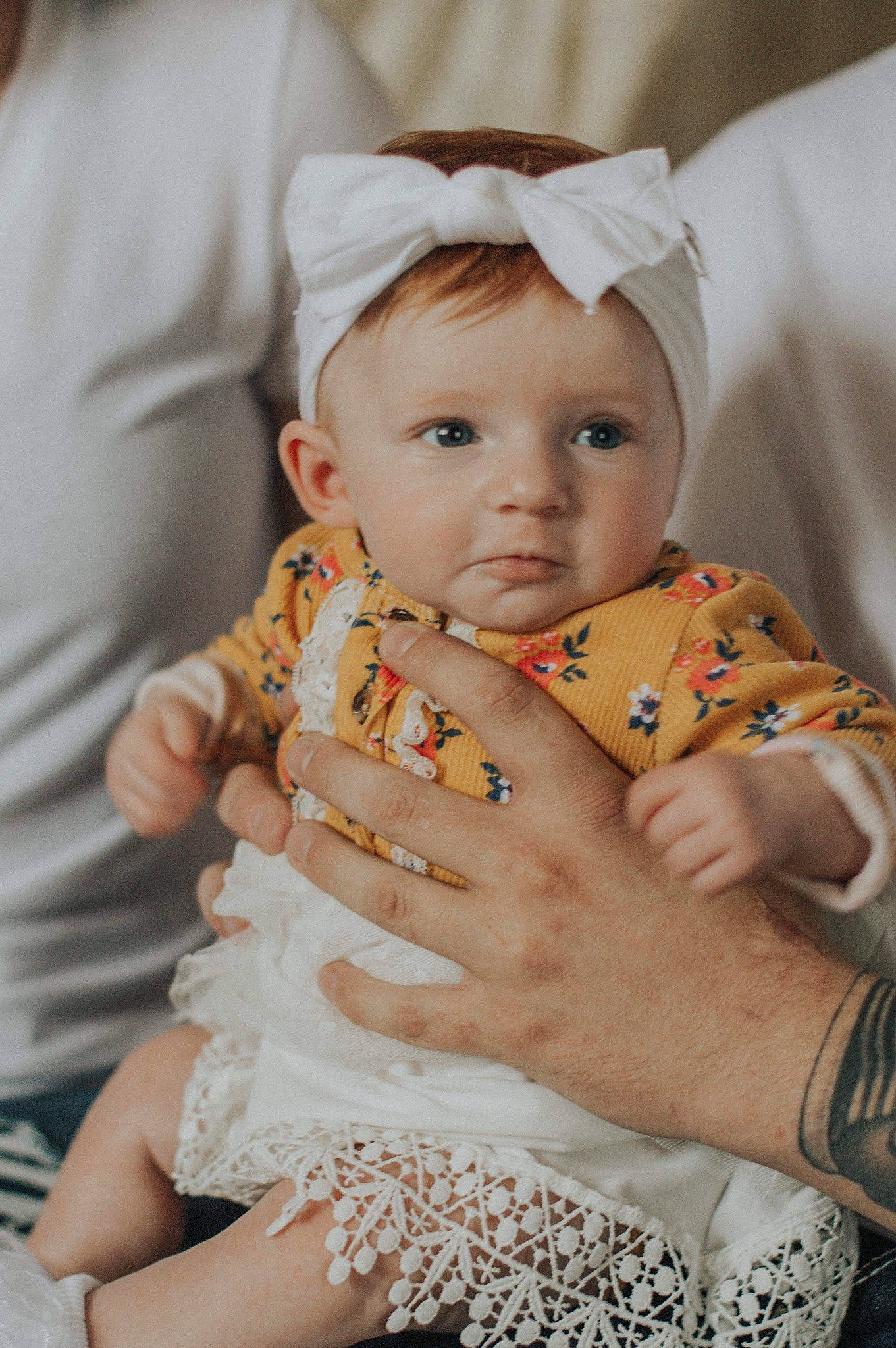 Kinsley joined the competition — help win amazing prizes! baby, baby_toddler_clothing, blond, bridal_clothing, child, dress, event, fashion_design, flash_photography, gesture, hair_accessory, happy, headpiece, iris, jewellery, nail, person, skin, textile, toddler