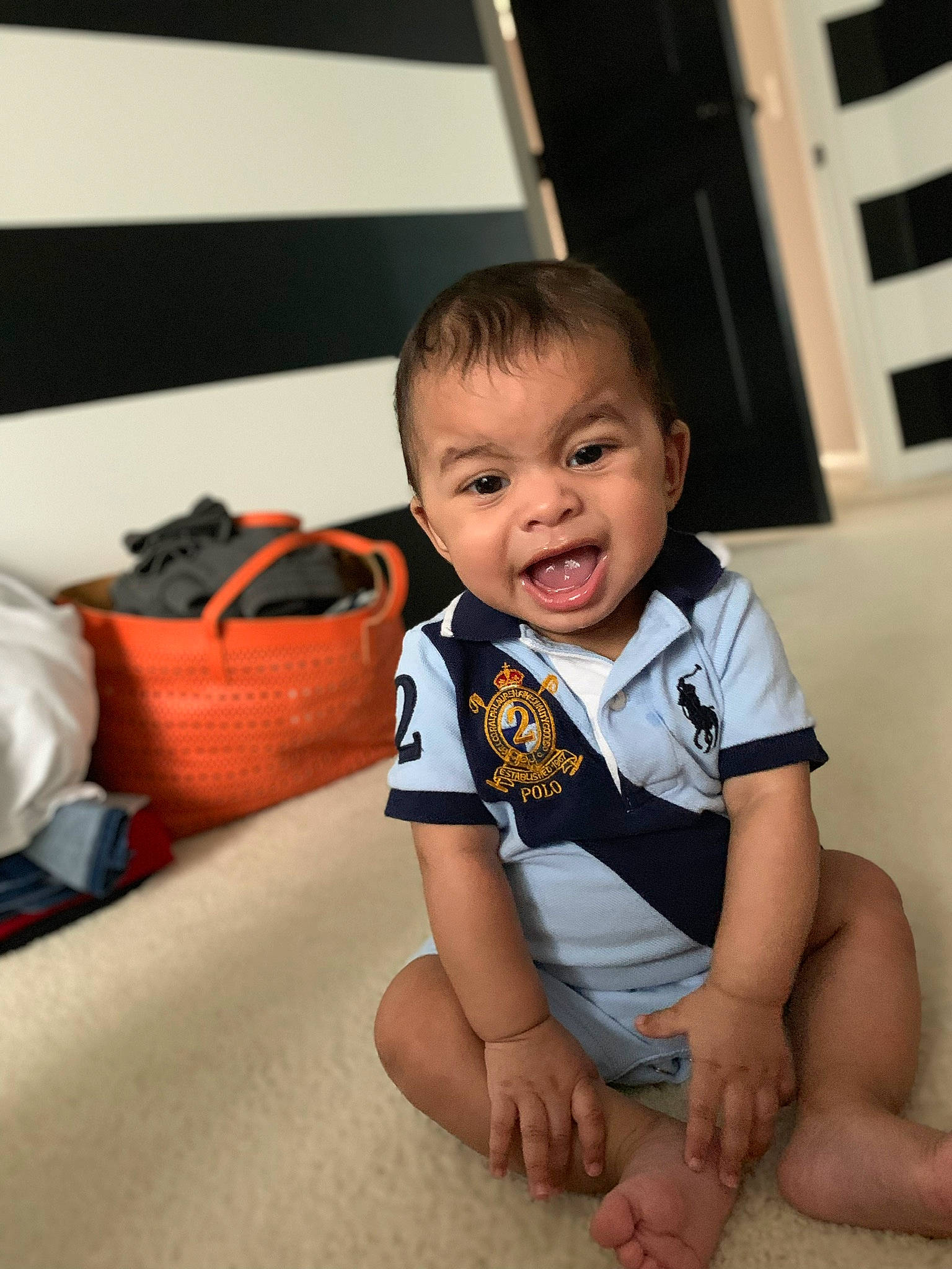 Markus joined the competition — help win amazing prizes! arm, baby, baby_toddler_clothing, cheek, child, eye, finger, head, leg, person, play, sitting, skin, smile, thigh, toddler