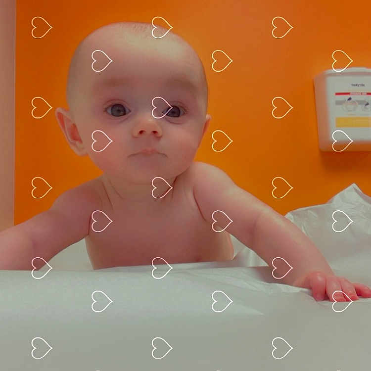 Brandon joined the competition — help win amazing prizes! baby, bed, bedroom, bodypart, computer, electronics, face, finger, furniture, hand, head, indoors, laptop, newborn, pc, person, photography, portrait, room, toy