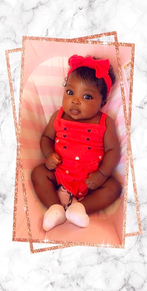 Alani Daniels is registered to the contest to win money with this photo: baby, child, person, pink, toddler