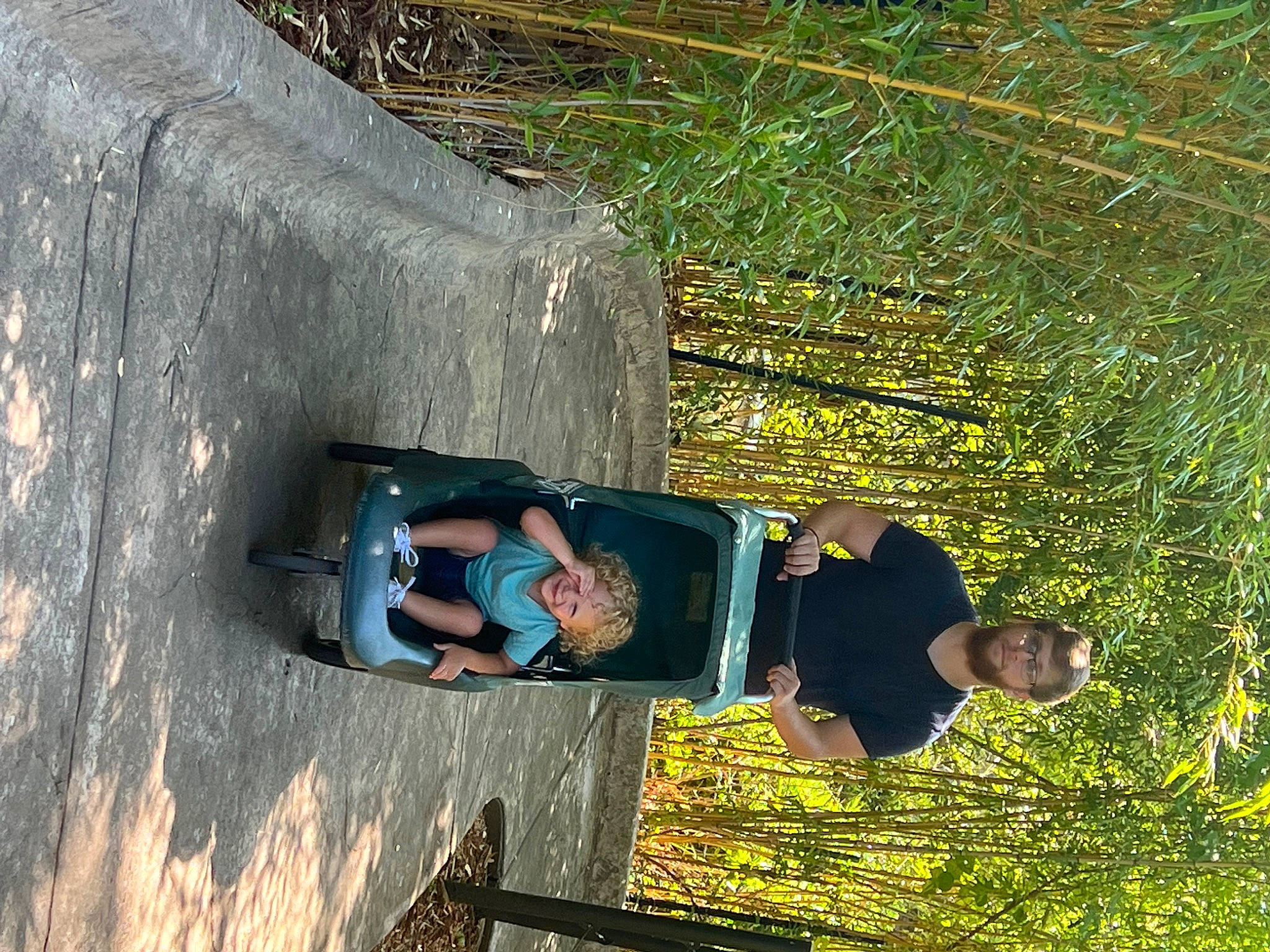 Jameson joined the competition — help win amazing prizes! fun, grass, joy, landscape, leisure, people_in_nature, person, plant, recreation, smile, travel, tree, wood