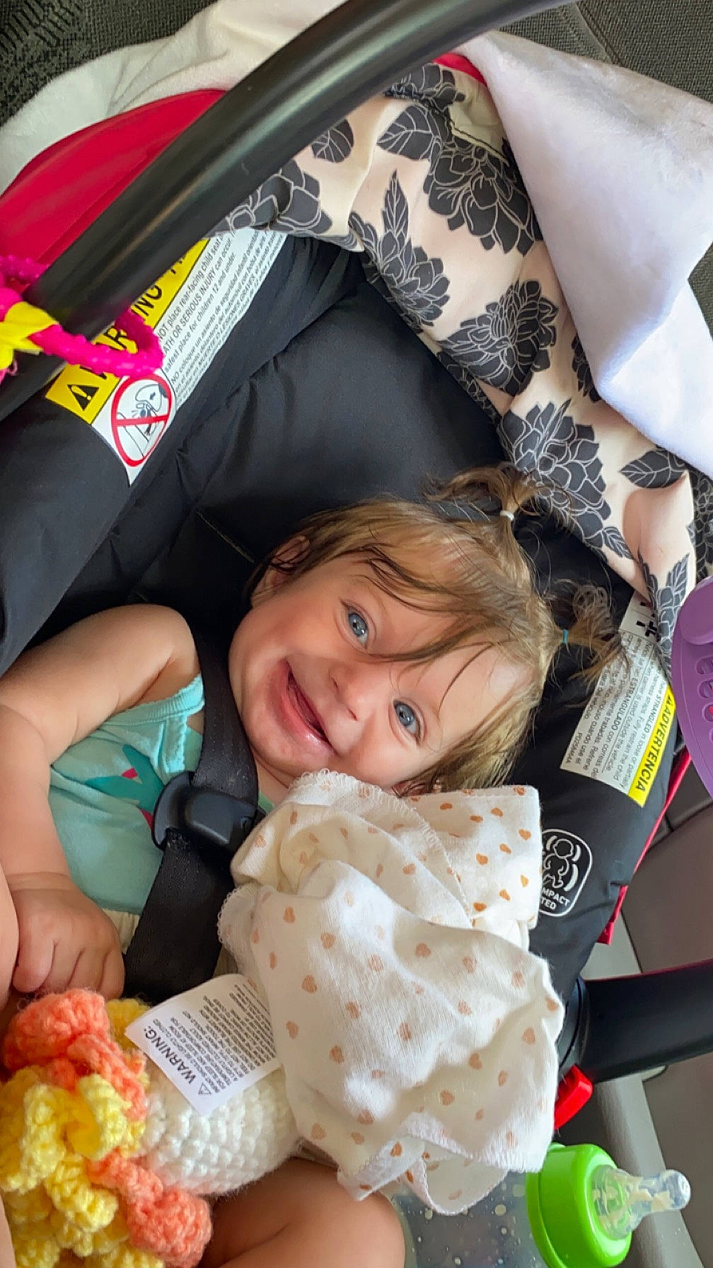 Novah is registered to the contest to win money with this photo: baby_products, baby_toddler_clothing, child, comfort_food, dish, event, fashion_accessory, food, fun, happy, joy, pattern, people, person, photography, smile, sweetness, textile, toddler, white