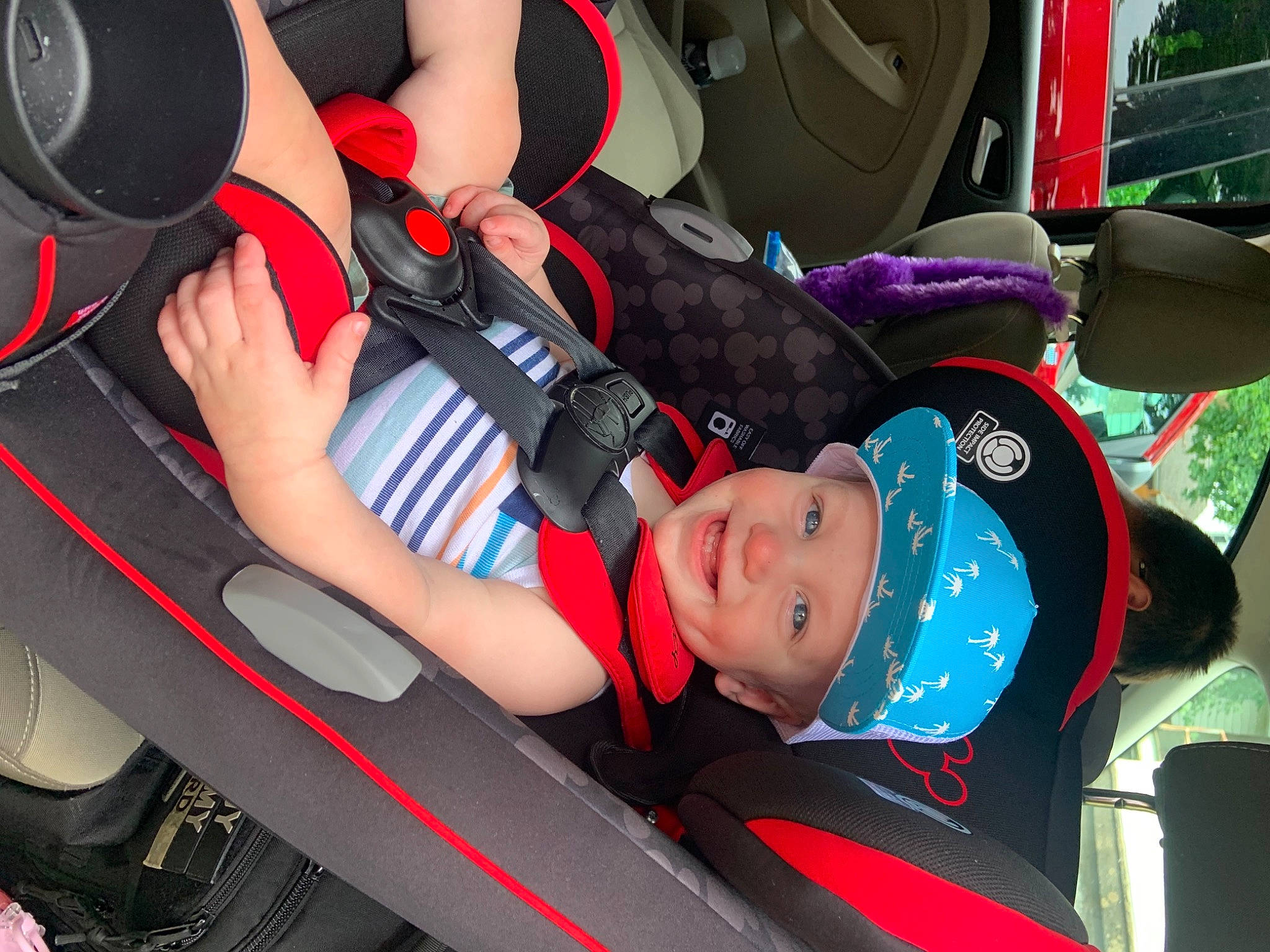 Noah is registered to the contest to win money with this photo: audio_equipment, auto_part, automotive_design, automotive_tire, car_seat, car_seat_cover, fun, headwear, helmet, human_leg, joy, knee, leisure, motor_vehicle, person, personal_protective_equipment, recreation, sports_gear, steering_wheel, thigh