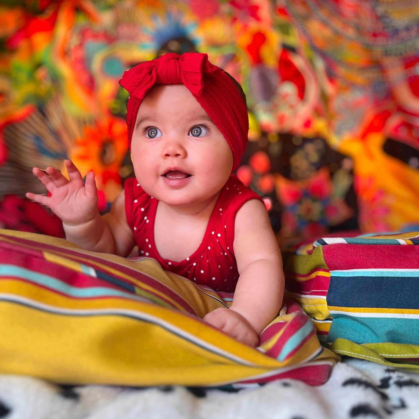 Jordan joined the competition — help win amazing prizes! baby, bed, blanket, bodypart, bonnet, cap, clothing, face, finger, furniture, hand, happy, hat, head, newborn, person, photography, portrait, quilt, smile