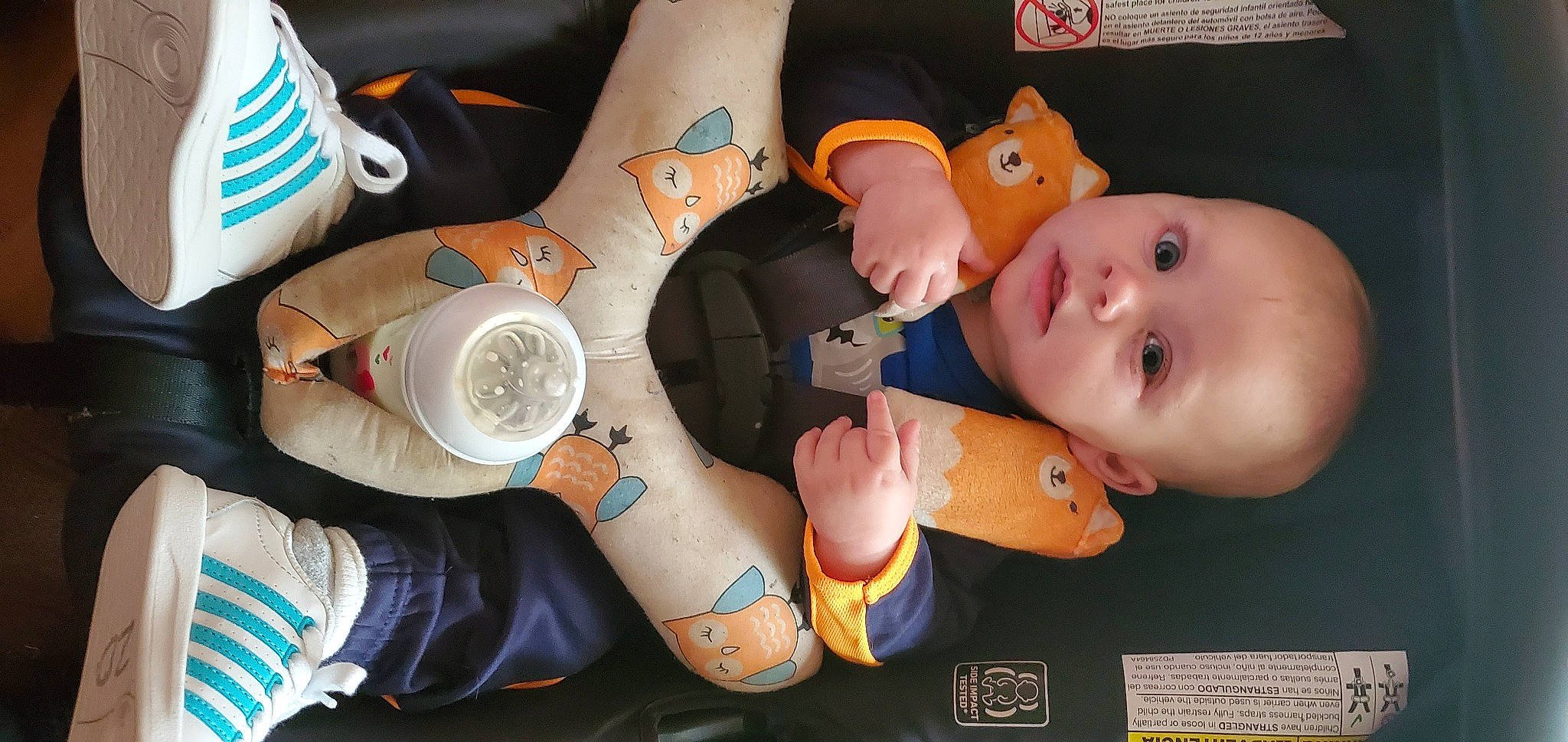 Justin is registered to the contest to win money with this photo: baby, child, leg, person, toddler