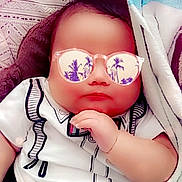 Elias joined the competition — help win amazing prizes! black_hair, cool, eyewear, fun, girl, glasses, lip, mouth, pink, product, smile, sunglasses, vision_care