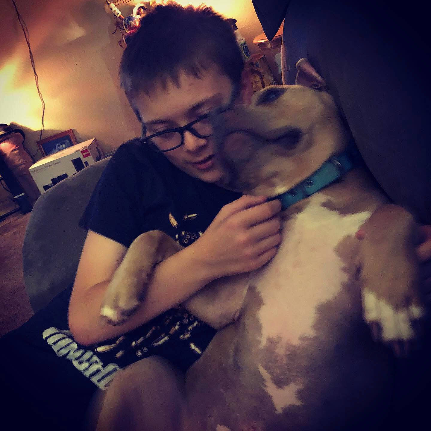 Odin joined the competition — help win amazing prizes! arm, canidae, cloud, cool, ear, eyewear, friendship, fun, glasses, hand, head, hug, human, interaction, love, muscle, photography, puppy_love, sky, tattoo