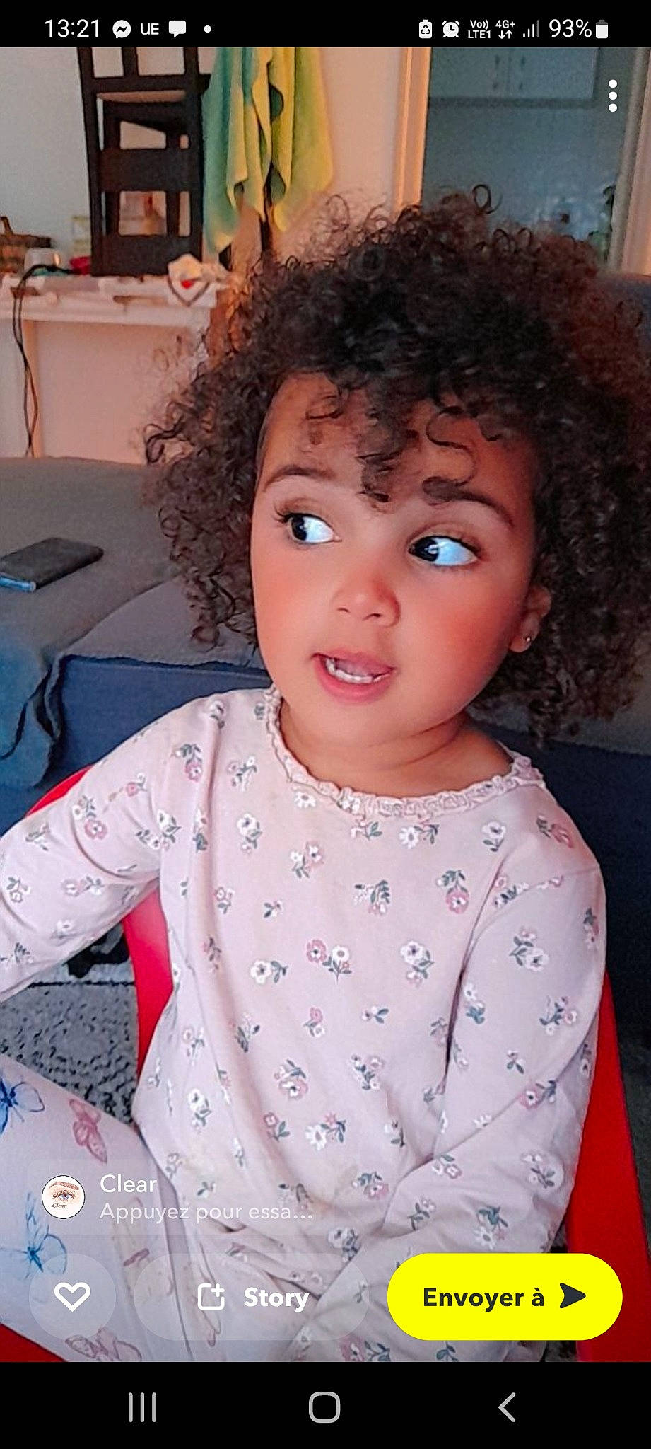 Cyrine a rejoint le concours — aidez-le/la à gagner de superbes lots ! afro, baby_toddler_clothing, black_hair, cheek, cool, eyebrow, eyelash, facial_expression, forehead, hairstyle, head, iris, jheri_curl, lip, mouth, neck, nose, person, ringlet, skin
