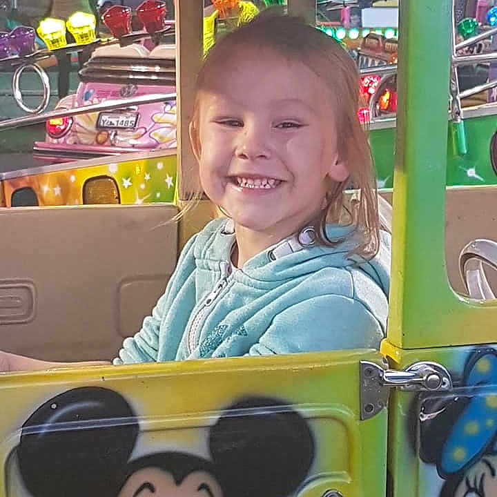 Lilly Mae joined the competition — help win amazing prizes! amusement_park, amusement_ride, bus, child, cool, ear, eye, facial_expression, fictional_character, fun, happy, joy, person, play, school_bus, selfie, smile, toddler, toy, vacation