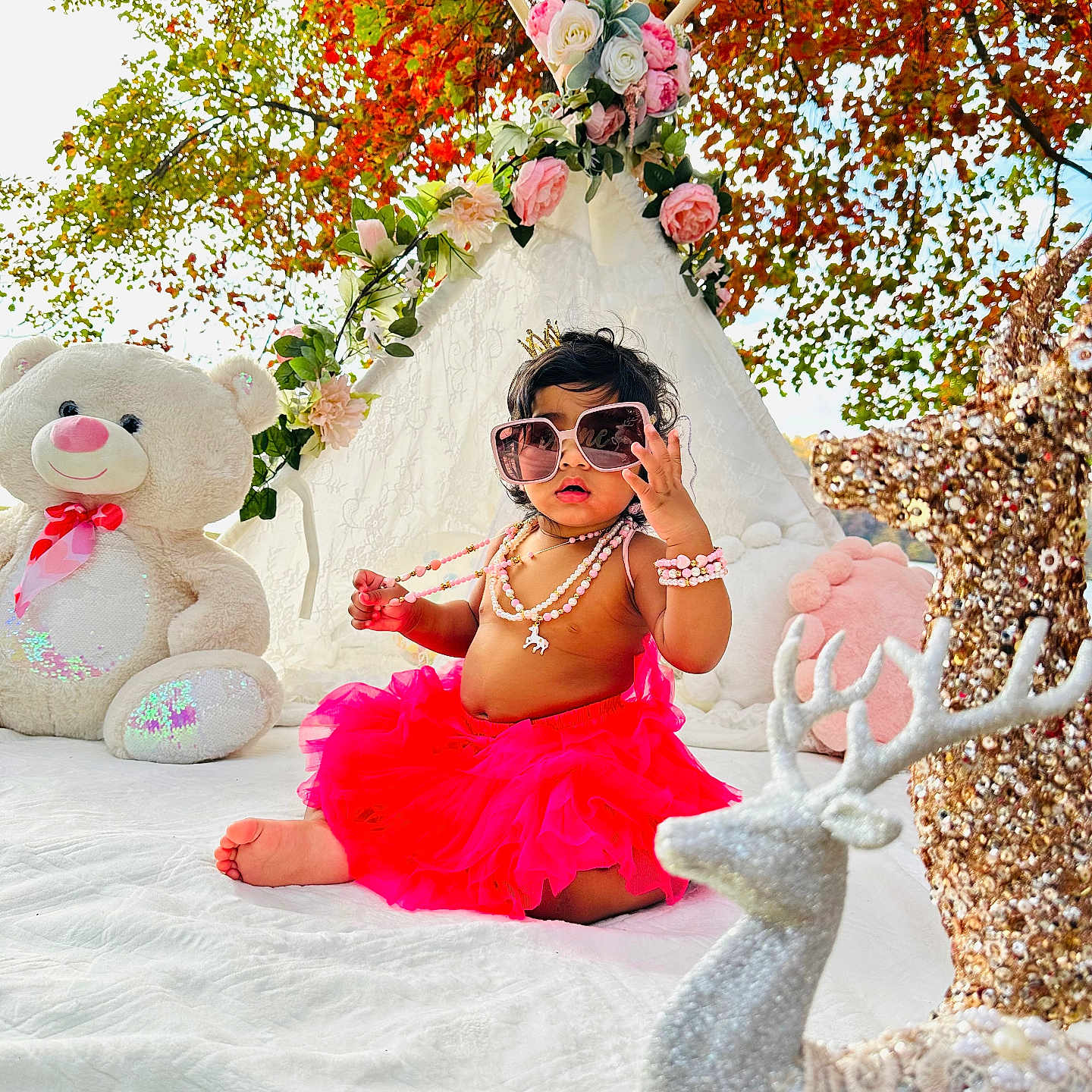 Aira joined the competition — help win amazing prizes! accessories, baby, clothing, dress, face, flower, flowerarrangement, flowerbouquet, formalwear, head, jewelry, nature, necklace, outdoors, person, photography, plant, portrait, sunglasses, tree
