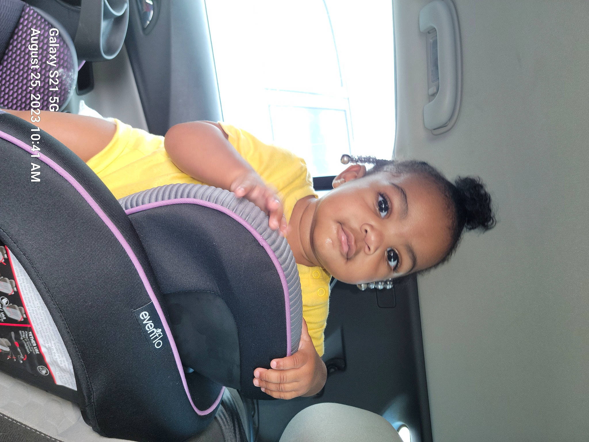 Naomie joined the competition — help win amazing prizes! auto_part, automotive_design, automotive_exterior, automotive_tire, automotive_wheel_system, car_seat, car_seat_cover, family_car, fun, head_restraint, luxury_vehicle, motor_vehicle, person, personal_protective_equipment, smile, steering_wheel, toddler, vehicle, vehicle_door, wheel