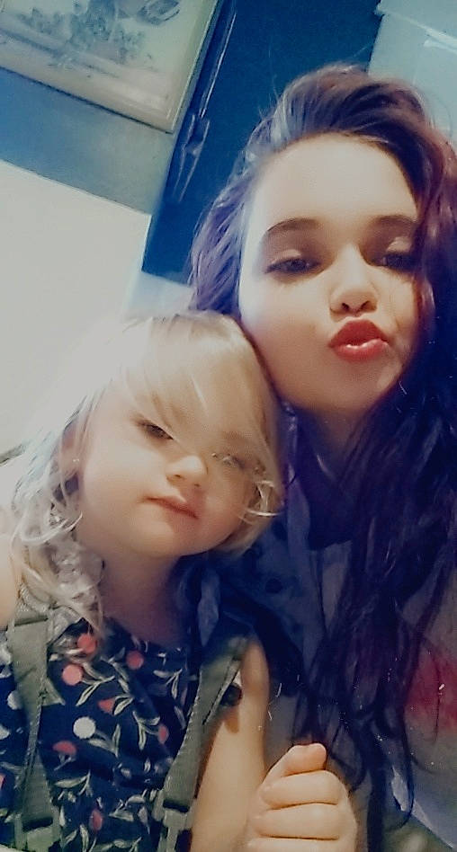 Addilynne joined the competition — help win amazing prizes! beauty, blond, cheek, child, cloud, doll, eyelash, gesture, hair, happy, head, iris, layered_hair, lip, long_hair, nose, person, selfie, skin, toy