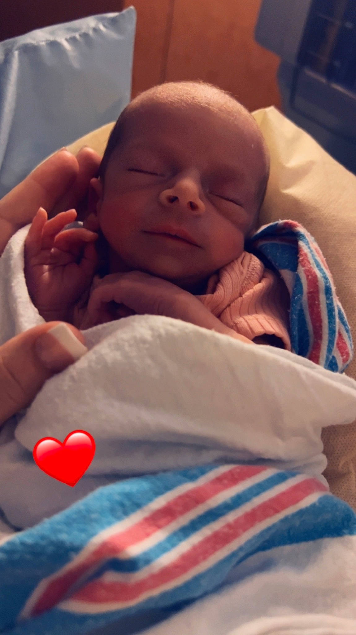 Kodi Kate is registered to the contest to win money with this photo: baby, baby_products, baby_sleeping, baby_toddler_clothing, cheek, child, comfort, event, finger, gesture, head, linens, lip, mouth, nose, organ, person, skin, textile, thumb