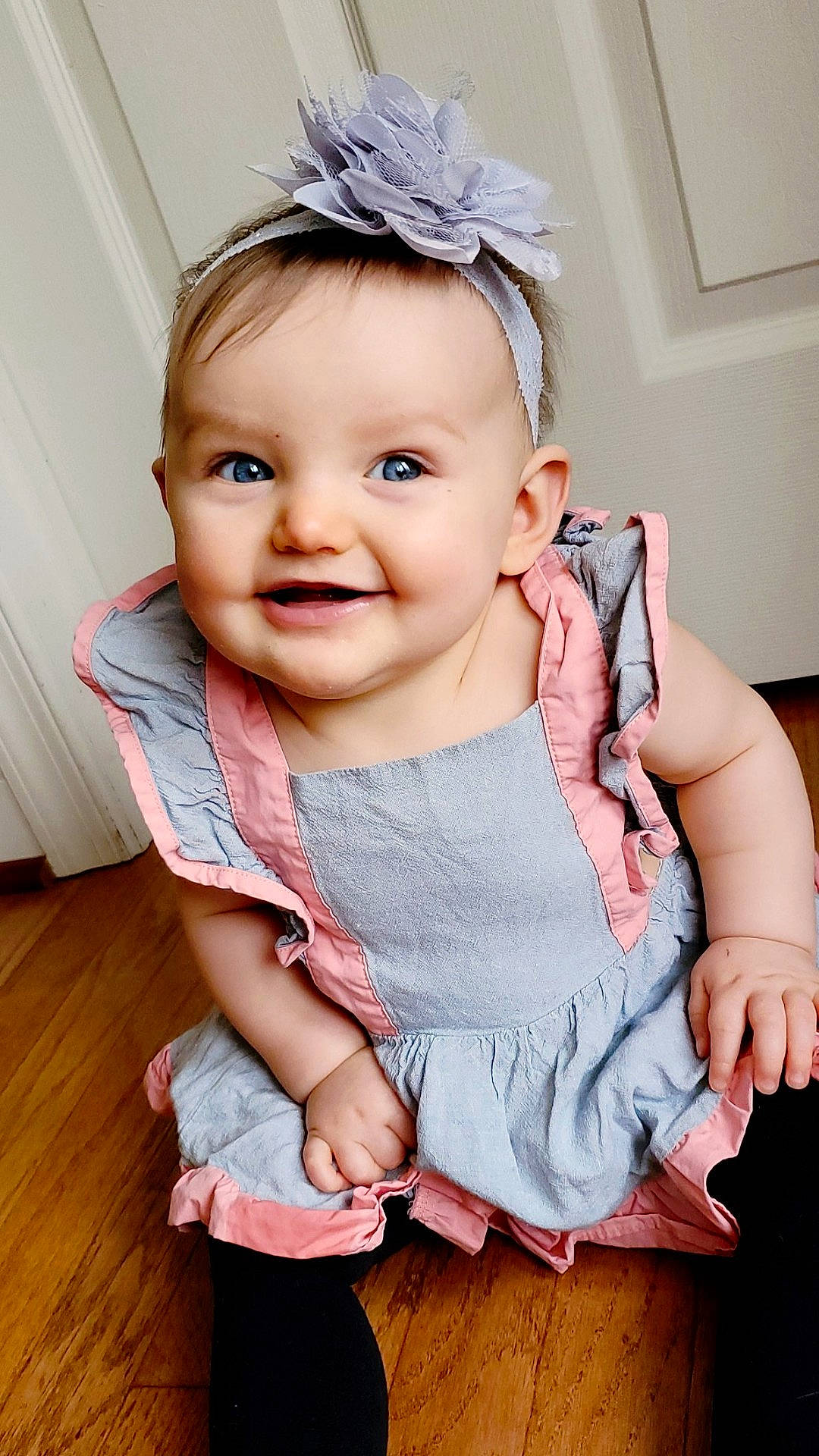 Astraea joined the competition — help win amazing prizes! baby, baby_toddler_clothing, beauty, cheek, child, child_model, ear, hair_accessory, headband, headgear, iris, joy, lip, person, photography, pink, portrait, portrait_photography, sitting, skin