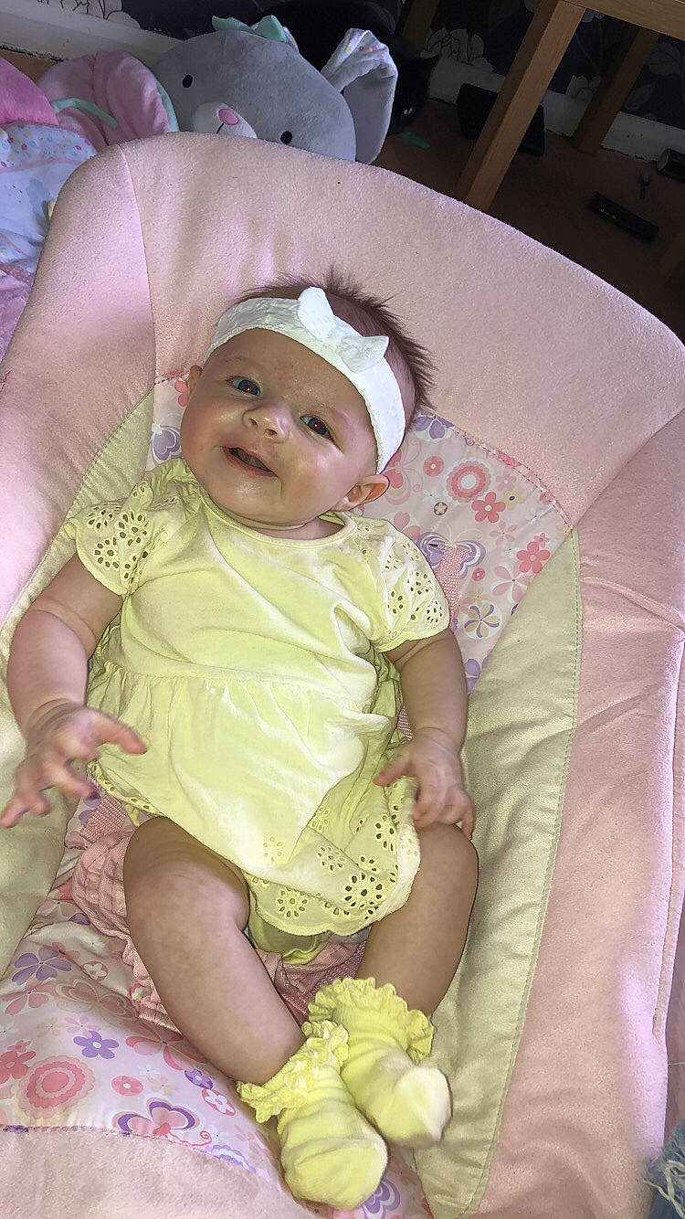 Layla-rose joined the competition — help win amazing prizes! baby, child, headwear, person, pink, smile, toddler