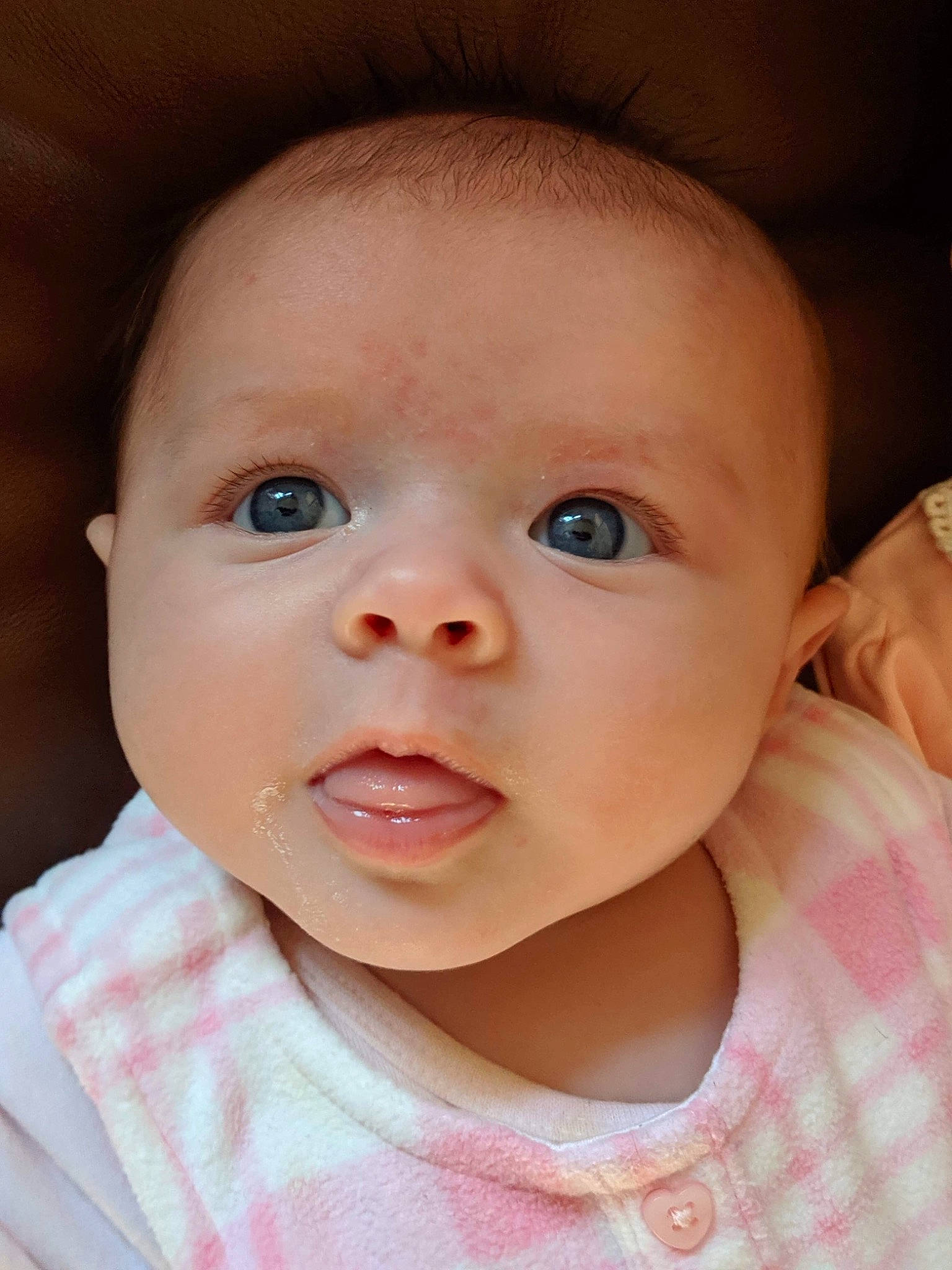 Layla-rose joined the competition — help win amazing prizes! baby, baby_making_funny_faces, beauty, cheek, child, chin, close_up, eye, eyebrow, eyelash, face, forehead, head, iris, lip, mouth, nose, person, pink, skin