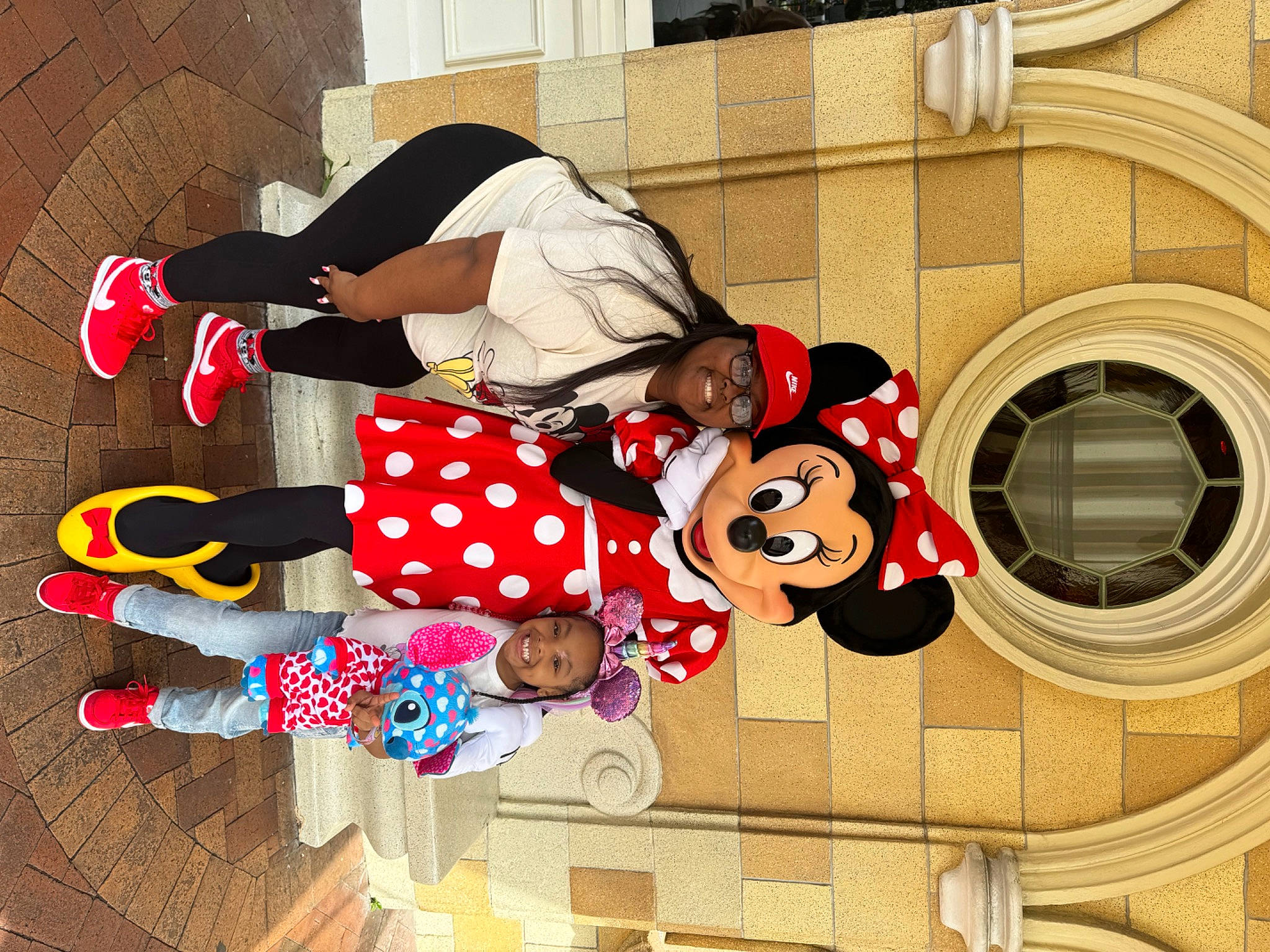 Desire is registered to the contest to win money with this photo: carmine, facade, fictional_character, flooring, fun, happy, headwear, joy, leisure, pattern, person, sleeve, smile, world