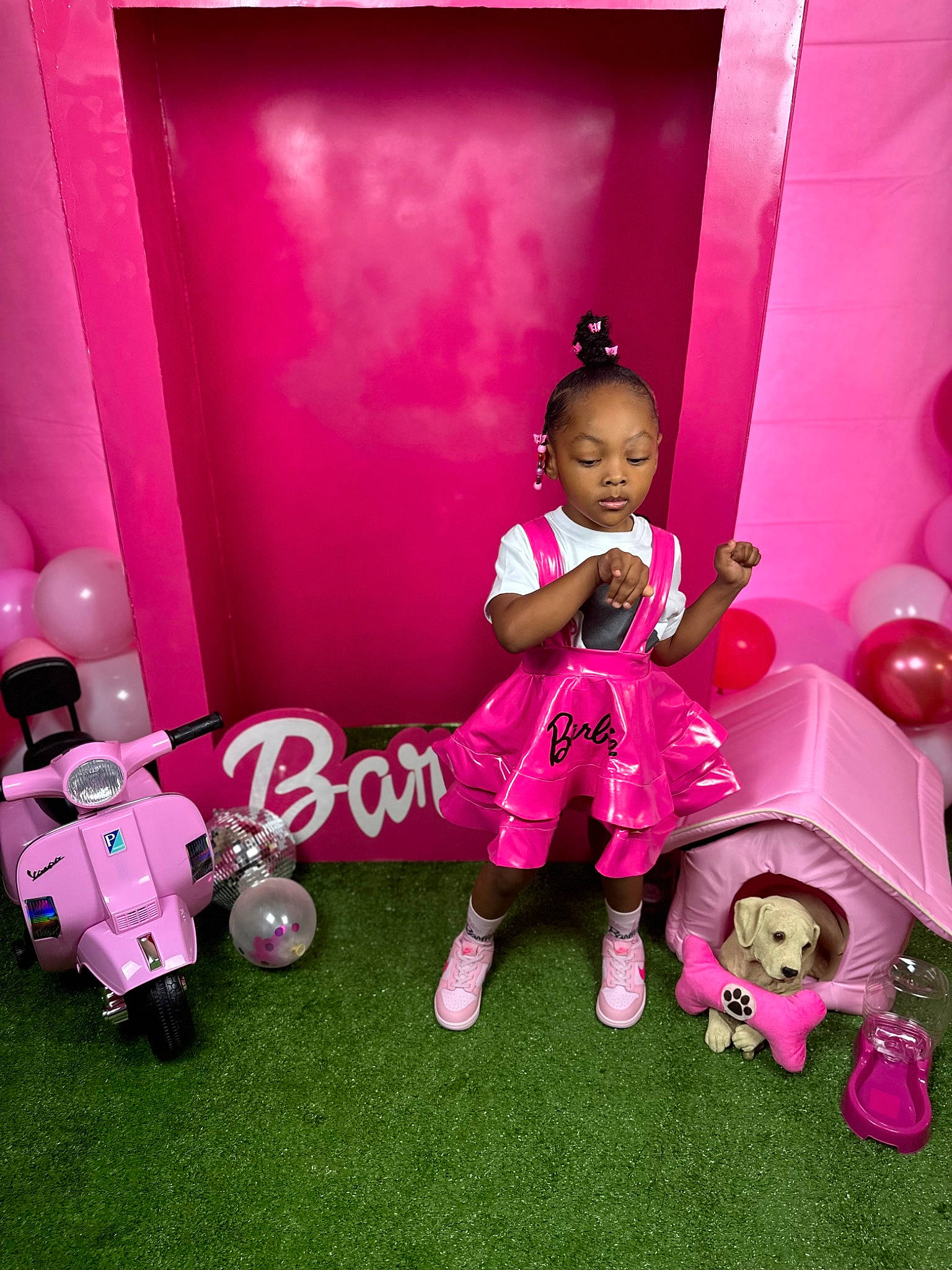 Desire joined the competition — help win amazing prizes! action_figure, animation, baby_toys, child, doll, flooring, fun, grass, happy, machine, magenta, person, pink, play, purple, recreation, room, sitting, stuffed_toy, toddler