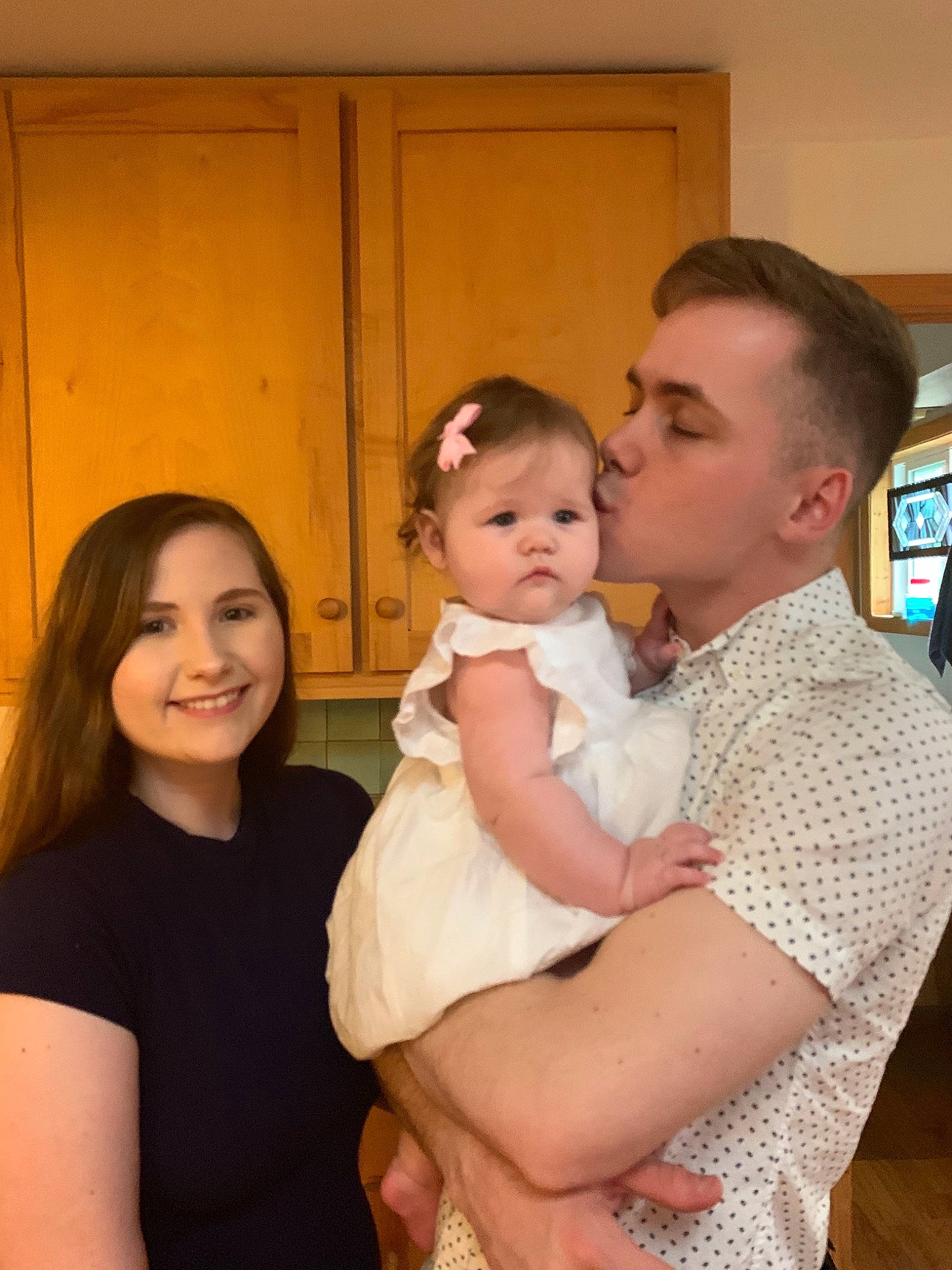 Arden joined the competition — help win amazing prizes! abdomen, baby, child, daughter, family, father, finger, joy, lap, mother, people, person, smile, thumb, toddler, trunk