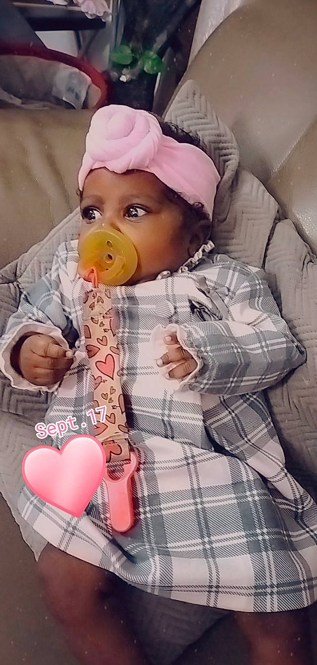 Abiyanna Gina participe au concours pour gagner de l'argent avec cette photo : baby, baby_products, baby_sleeping, baby_toddler_clothing, cheek, child, comfort, doll, happy, headwear, linens, pattern, person, pink, plaid, sleeve, stuffed_toy, tartan, textile, toddler