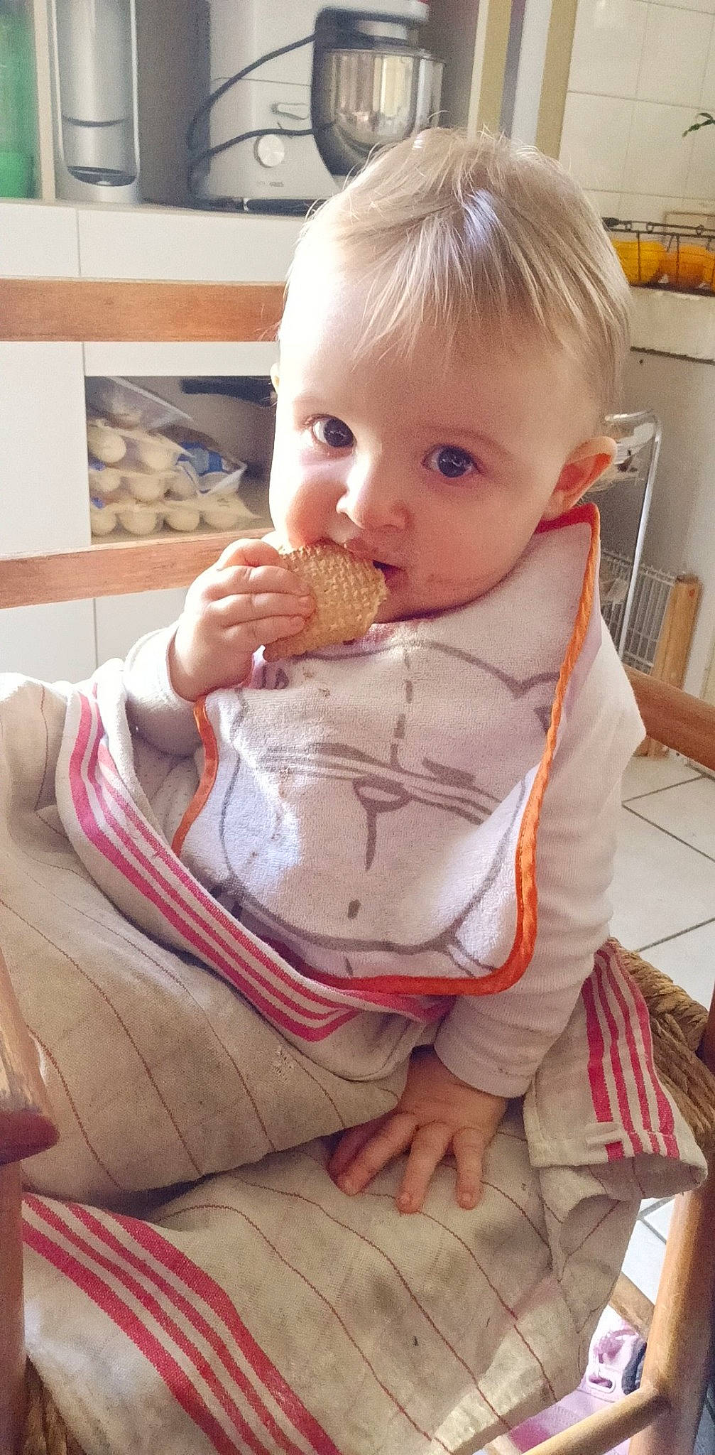 Lylianna participe au concours pour gagner de l'argent avec cette photo : baby, baby_food, child, cuisine, eating, food, person, tableware, toddler
