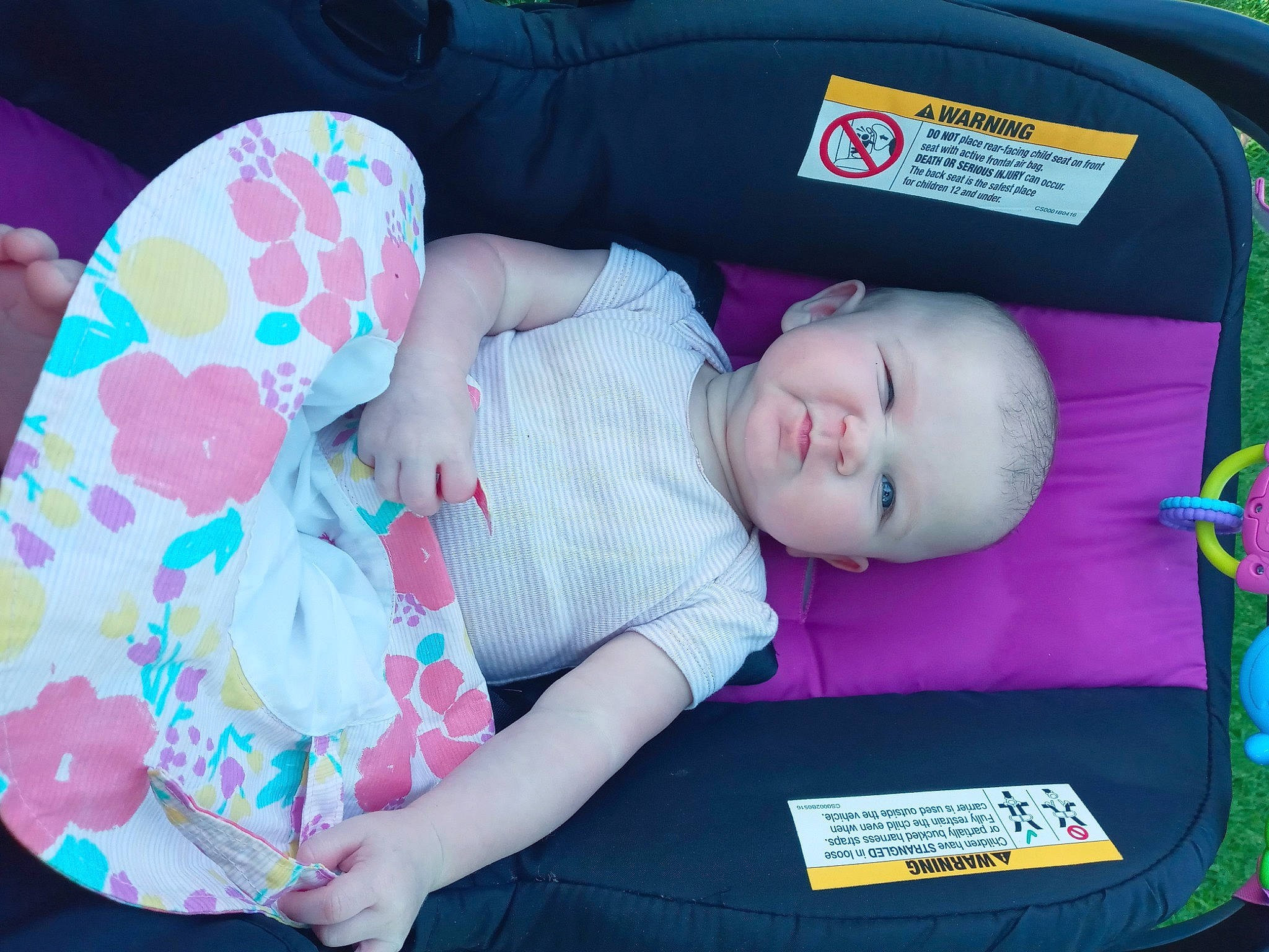 Sayla joined the competition — help win amazing prizes! baby, baby_in_car_seat, baby_products, birth, car_seat, child, nap, person, pink, product, sleep, toddler