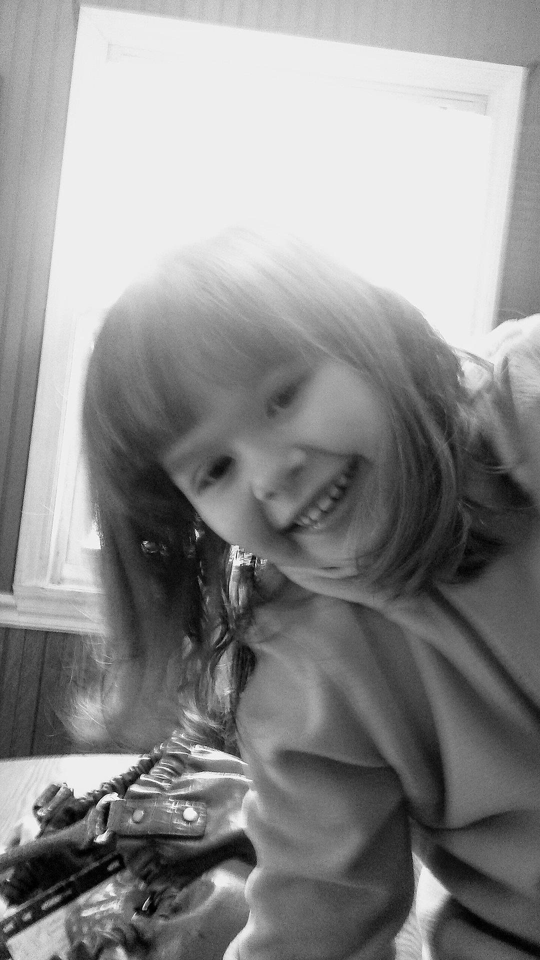 Nevaeh joined the competition — help win amazing prizes! black, black_and_white, child, emotion, eye, face, facial_expression, girl, hair, head, human_hair_color, joy, monochrome_photography, nose, person, photograph, photography, skin, smile, snapshot