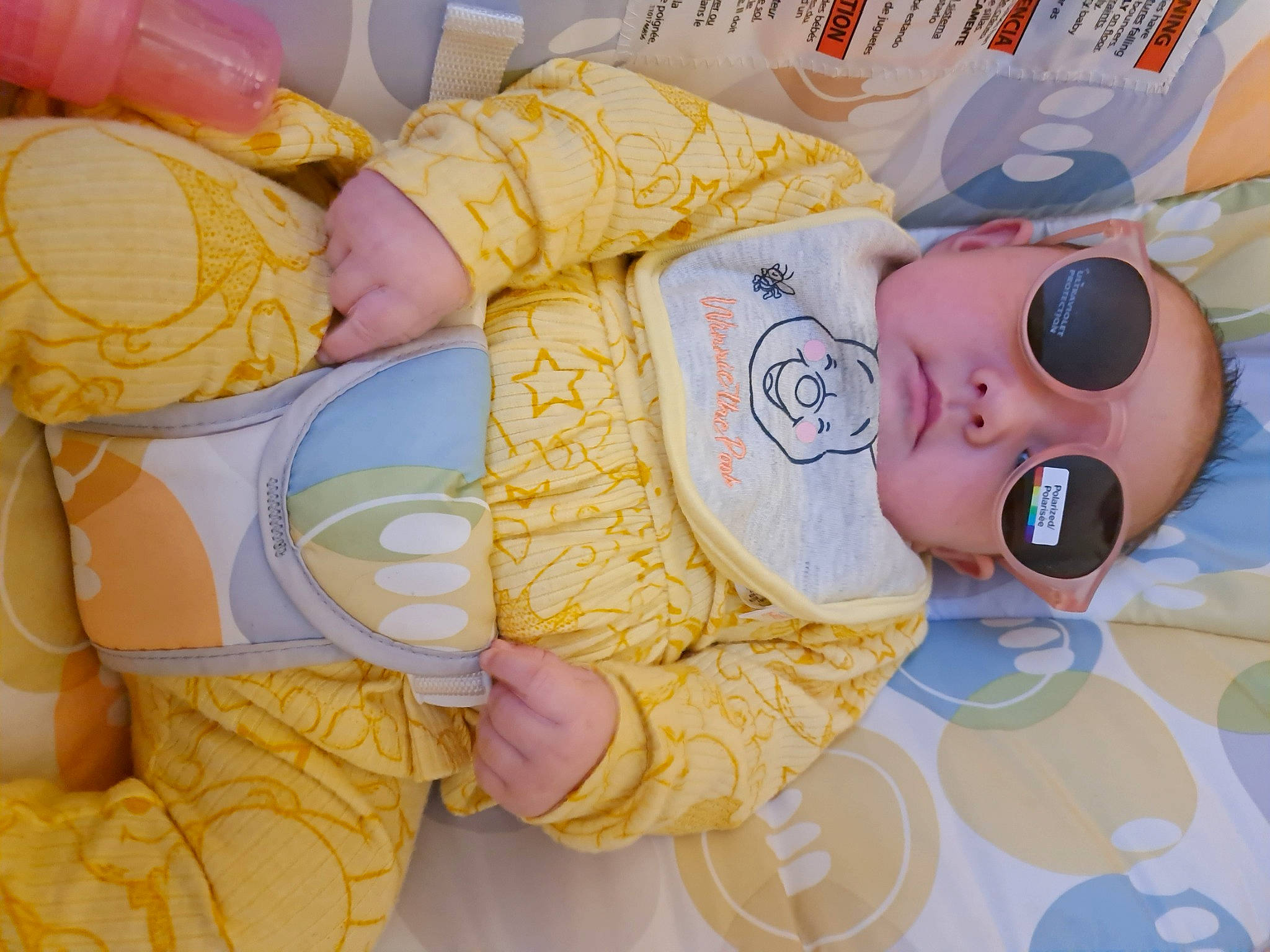 Journee is registered to the contest to win money with this photo: abdomen, art, baby, baby_products, baby_sleeping, baby_toddler_clothing, cheek, child, comfort, finger, happy, headwear, linens, pattern, peach, person, room, skin, smile, sports_equipment