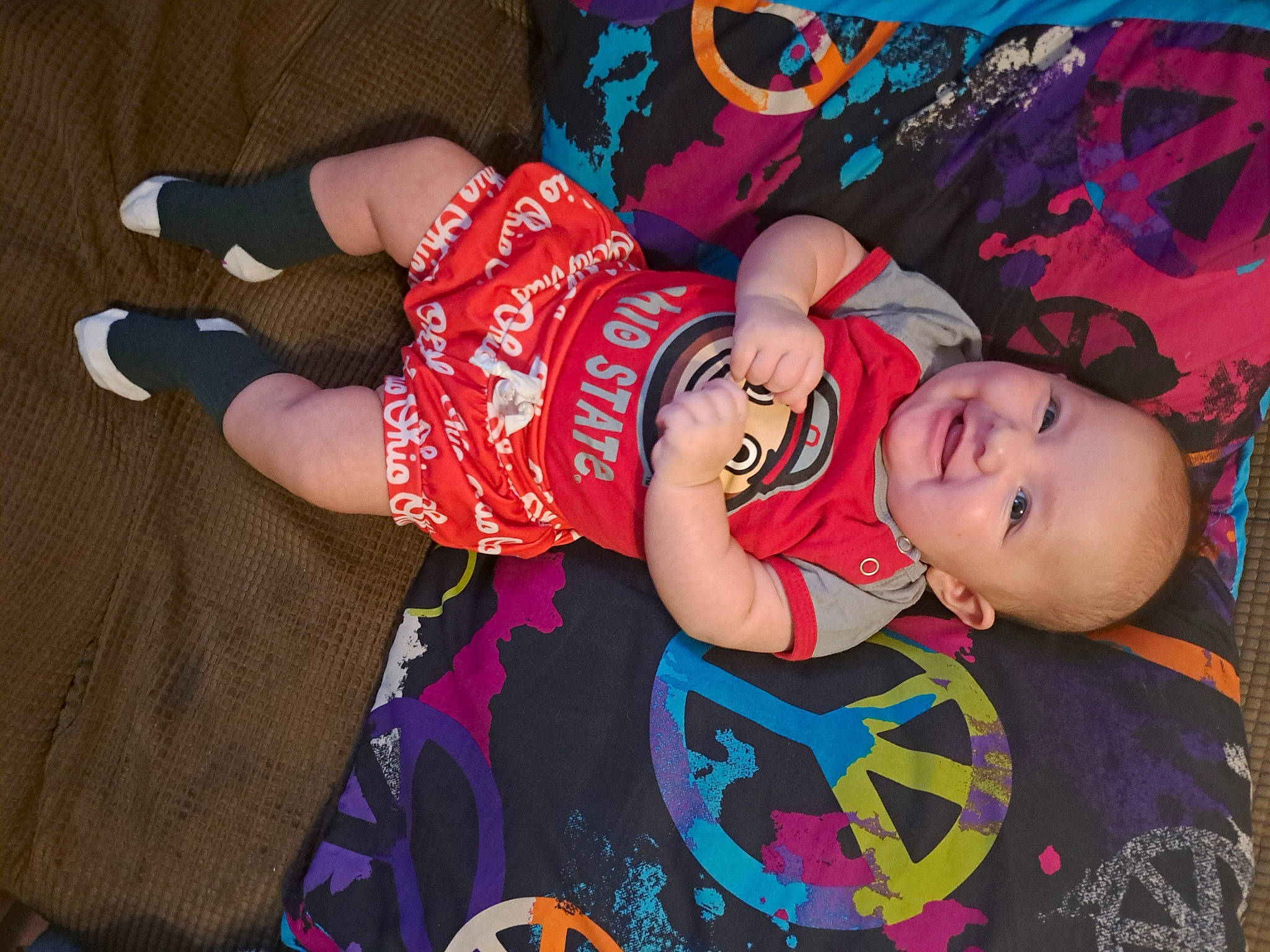 Journee is registered to the contest to win money with this photo: art, baby, baby_products, baby_toddler_clothing, child, event, fun, happy, hat, joy, leisure, magenta, party, pattern, person, pink, room, smile, t_shirt, textile