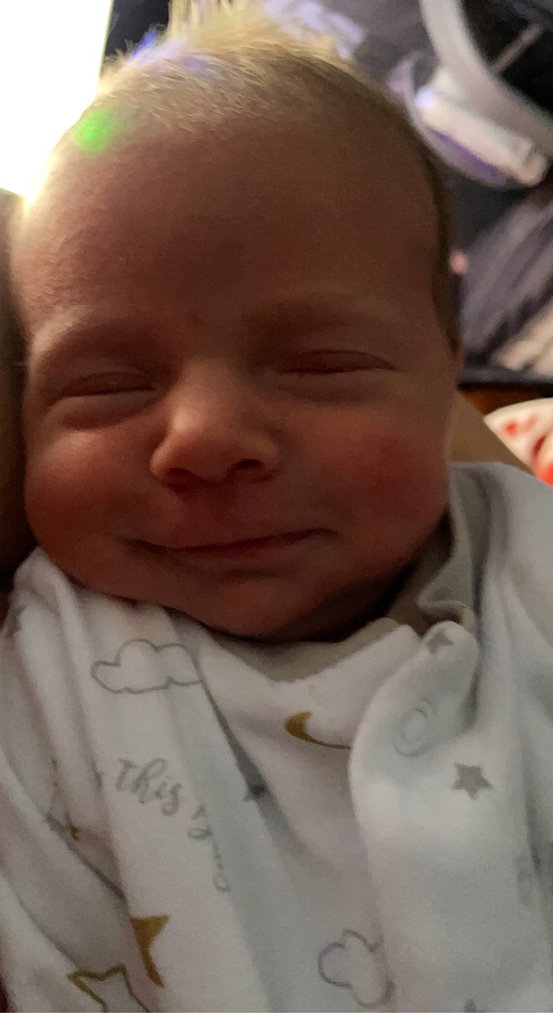 Mia is registered to the contest to win money with this photo: baby, baby_toddler_clothing, beauty, cheek, child, chin, ear, eye, eyebrow, forehead, fun, happy, iris, lip, mammal, mouth, nose, person, skin, smile