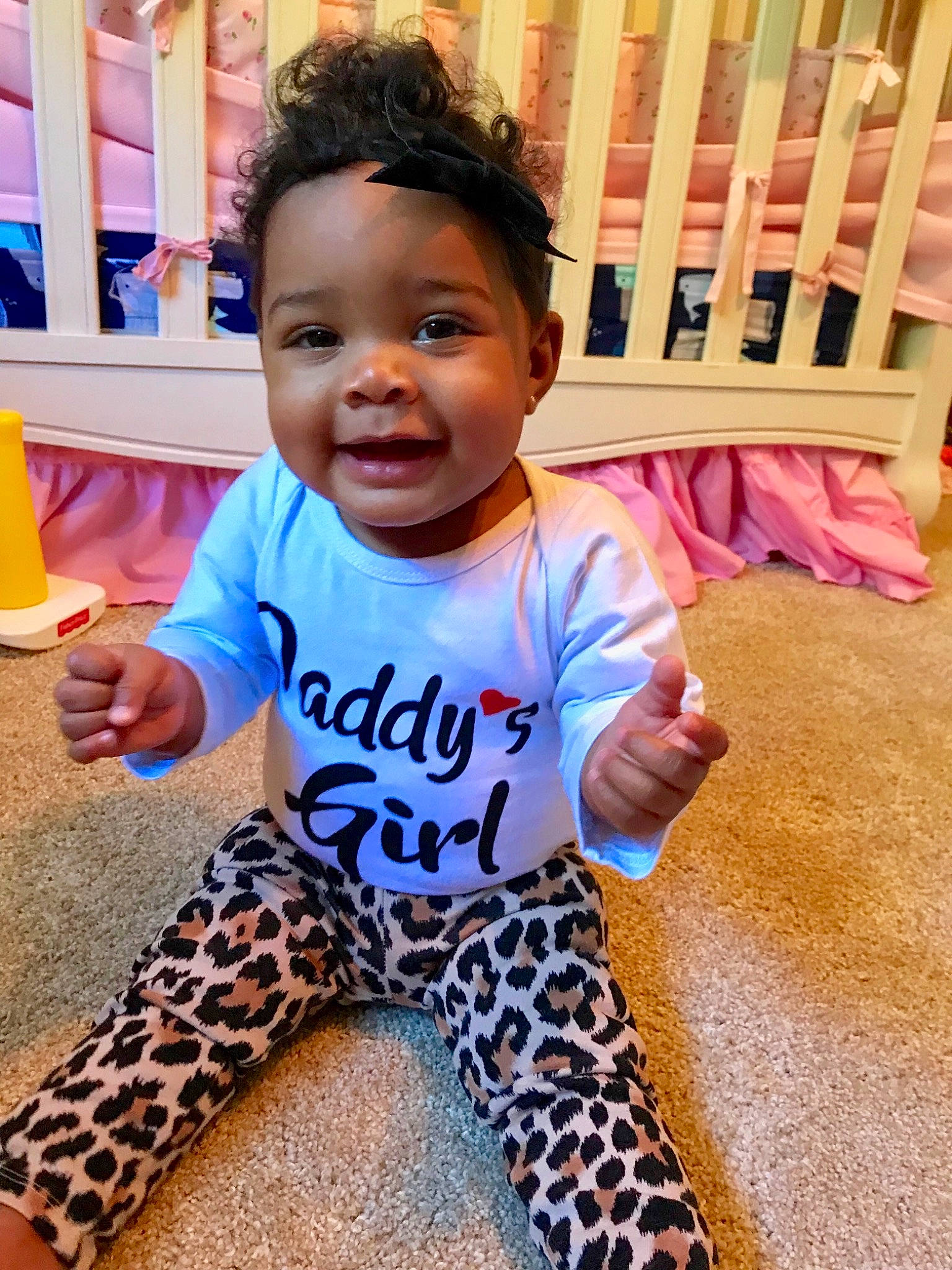 Naylani is registered to the contest to win money with this photo: baby, baby_toddler_clothing, beauty, cheek, child, cool, face, happy, head, person, pink, play, shoe, skin, smile, sportswear, t_shirt, toddler, yellow