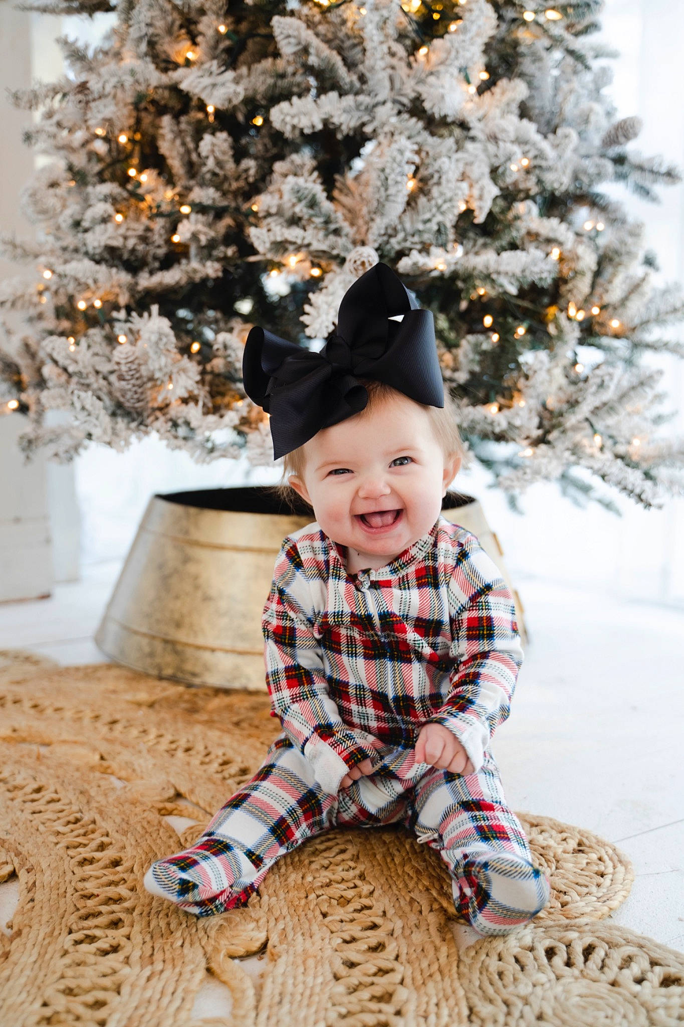 Emmy joined the competition — help win amazing prizes! baby_toddler_clothing, christmas, christmas_decoration, christmas_ornament, christmas_tree, event, freezing, happy, headgear, holiday, joy, leaf, pattern, person, plant, sleeve, smile, snow, toddler, tree
