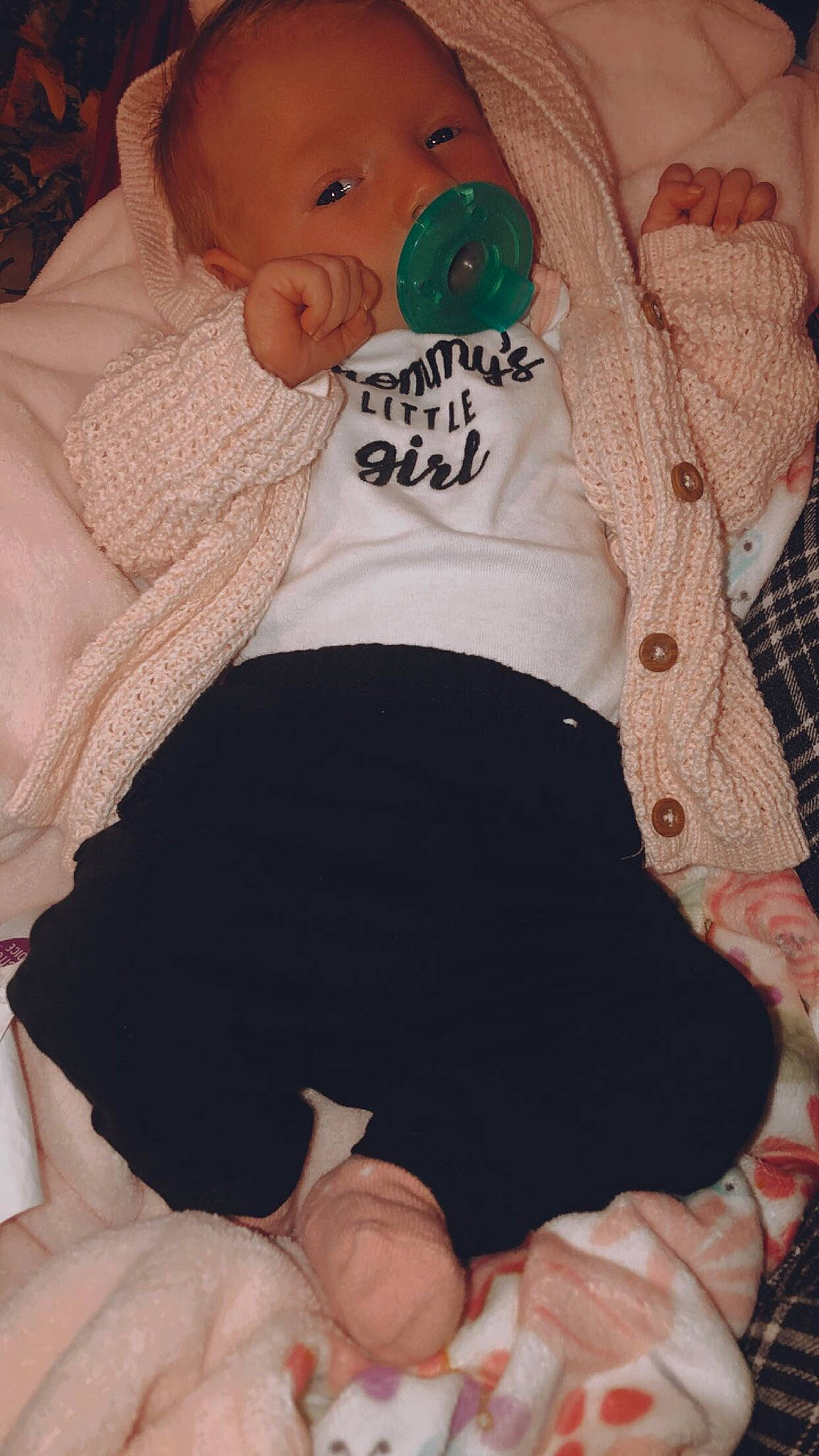 Brynley is registered to the contest to win money with this photo: baby, baby_toddler_clothing, child, linens, person, t_shirt, textile, toddler