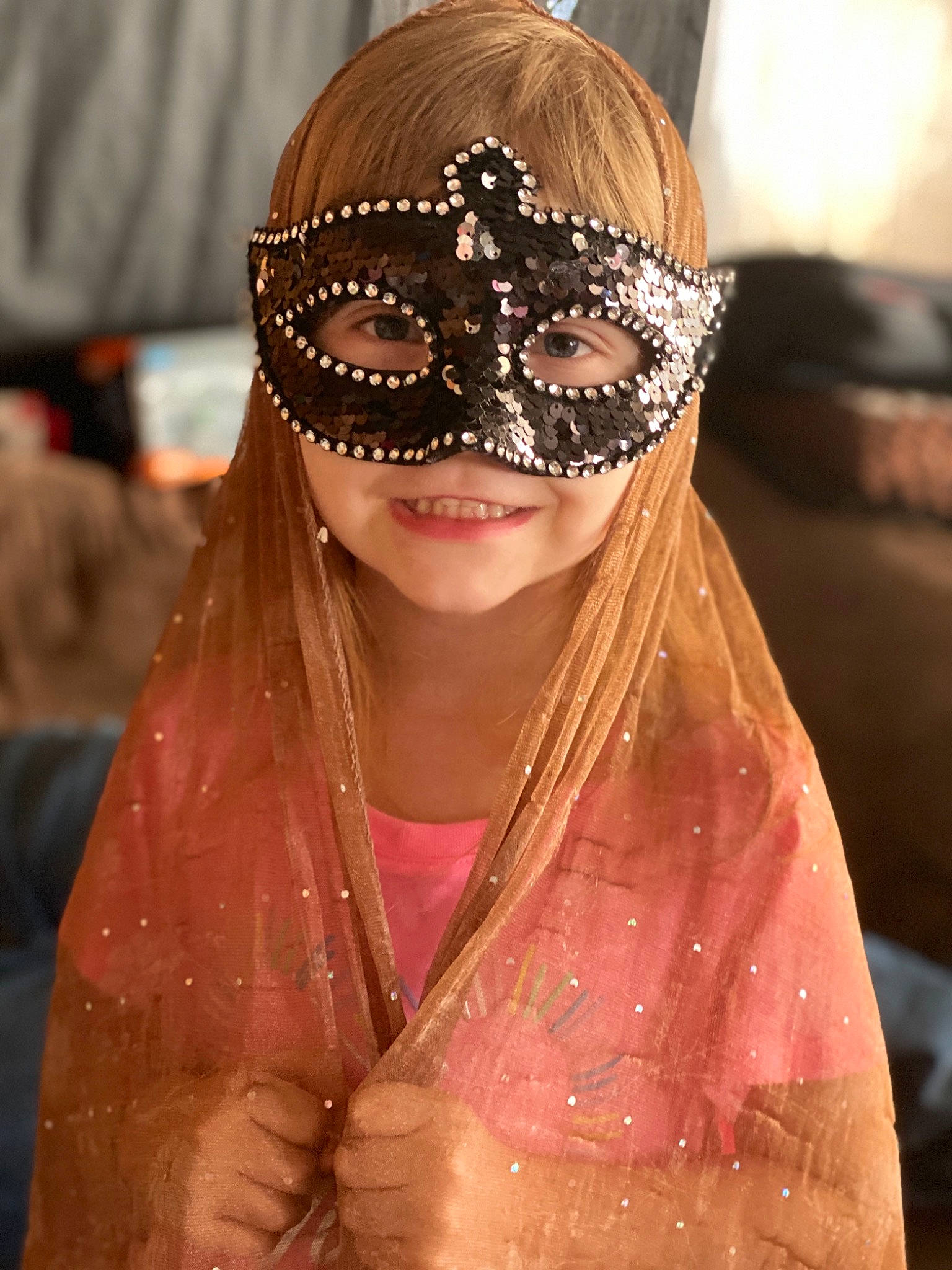 Tinslee Brock is registered to the contest to win money with this photo: body_jewelry, embellishment, forehead, hair_accessory, headgear, headpiece, joy, makeover, mask, masque, peach, person, tradition