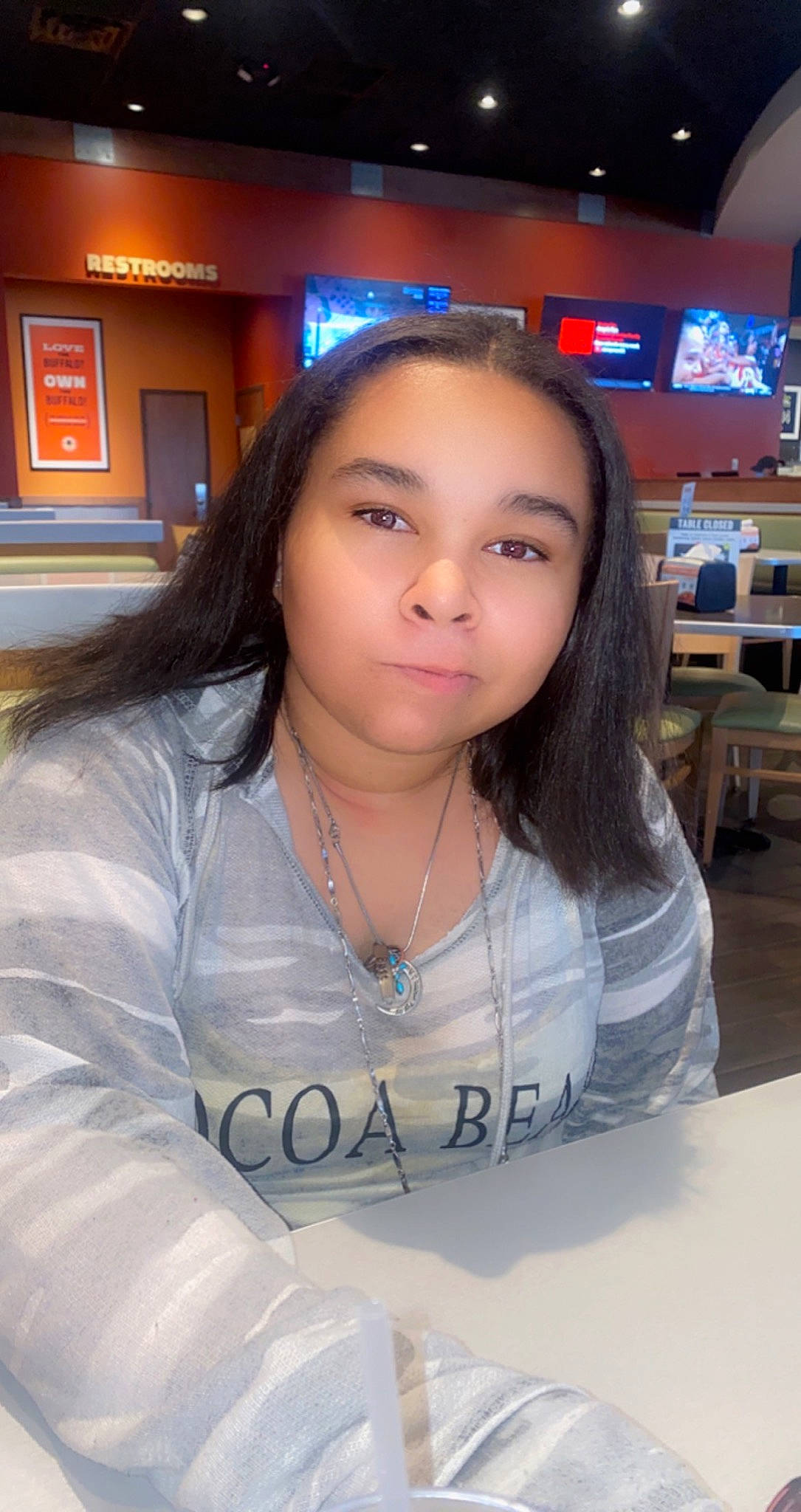 Hazel Sexton joined the competition — help win amazing prizes! black_hair, body_jewelry, chin, cool, event, eyebrow, eyelash, forehead, fun, hairstyle, jaw, jewellery, lip, long_hair, neck, necklace, person, picture_frame, shoulder, skin