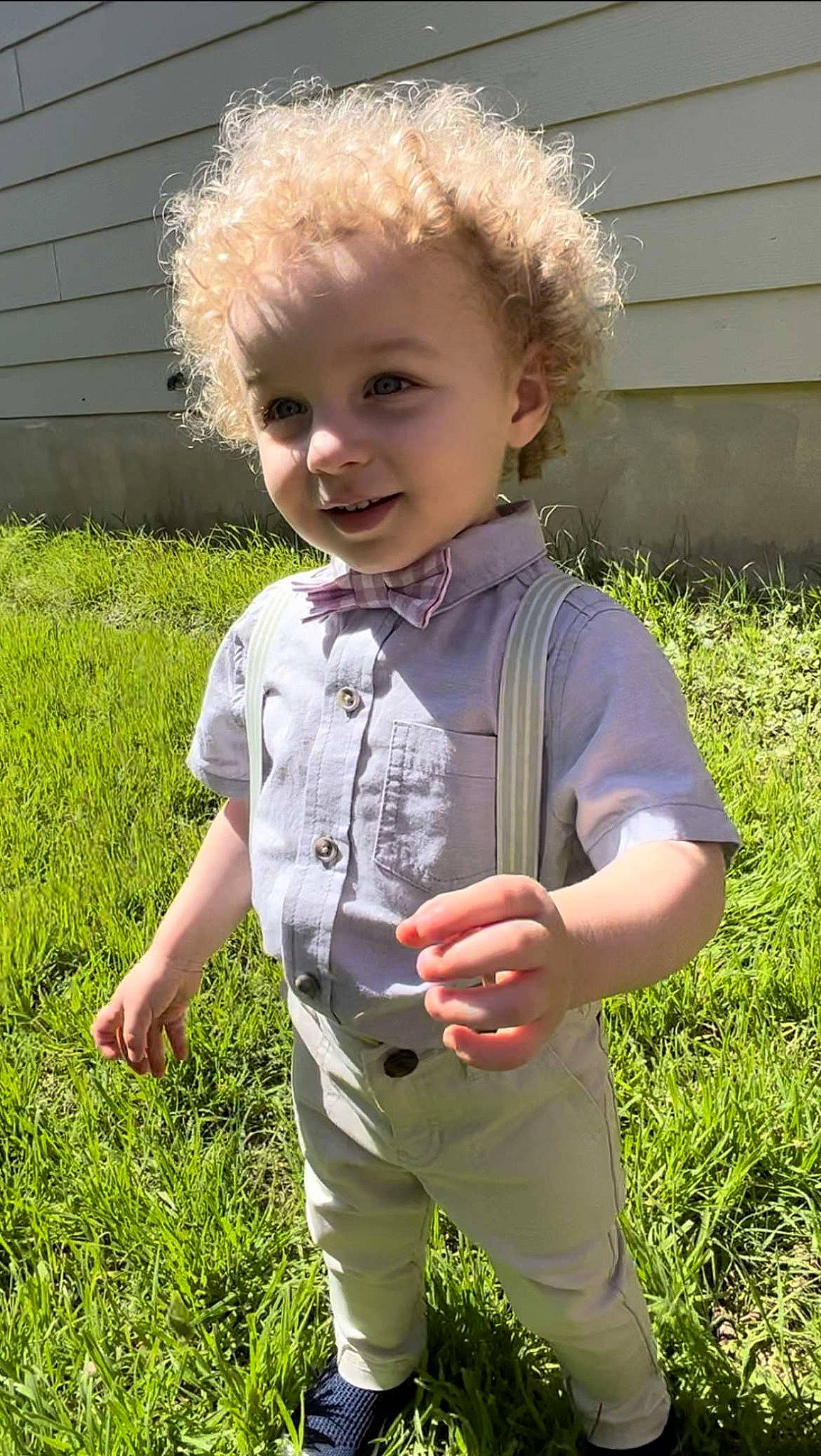 Jack joined the competition — help win amazing prizes! baby, baby_toddler_clothing, child, fun, garden, gesture, grass, grassland, happy, head, lawn, meadow, pattern, people_in_nature, person, plant, sitting, sleeve, smile, t_shirt