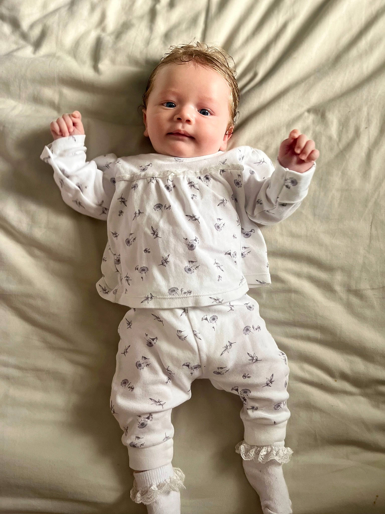 Mabel joined the competition — help win amazing prizes! arm, baby, baby_toddler_clothing, cheek, comfort, eye, face, facial_expression, gesture, hand, head, mammal, nose, outerwear, person, product, skin, sleeve, smile, standing