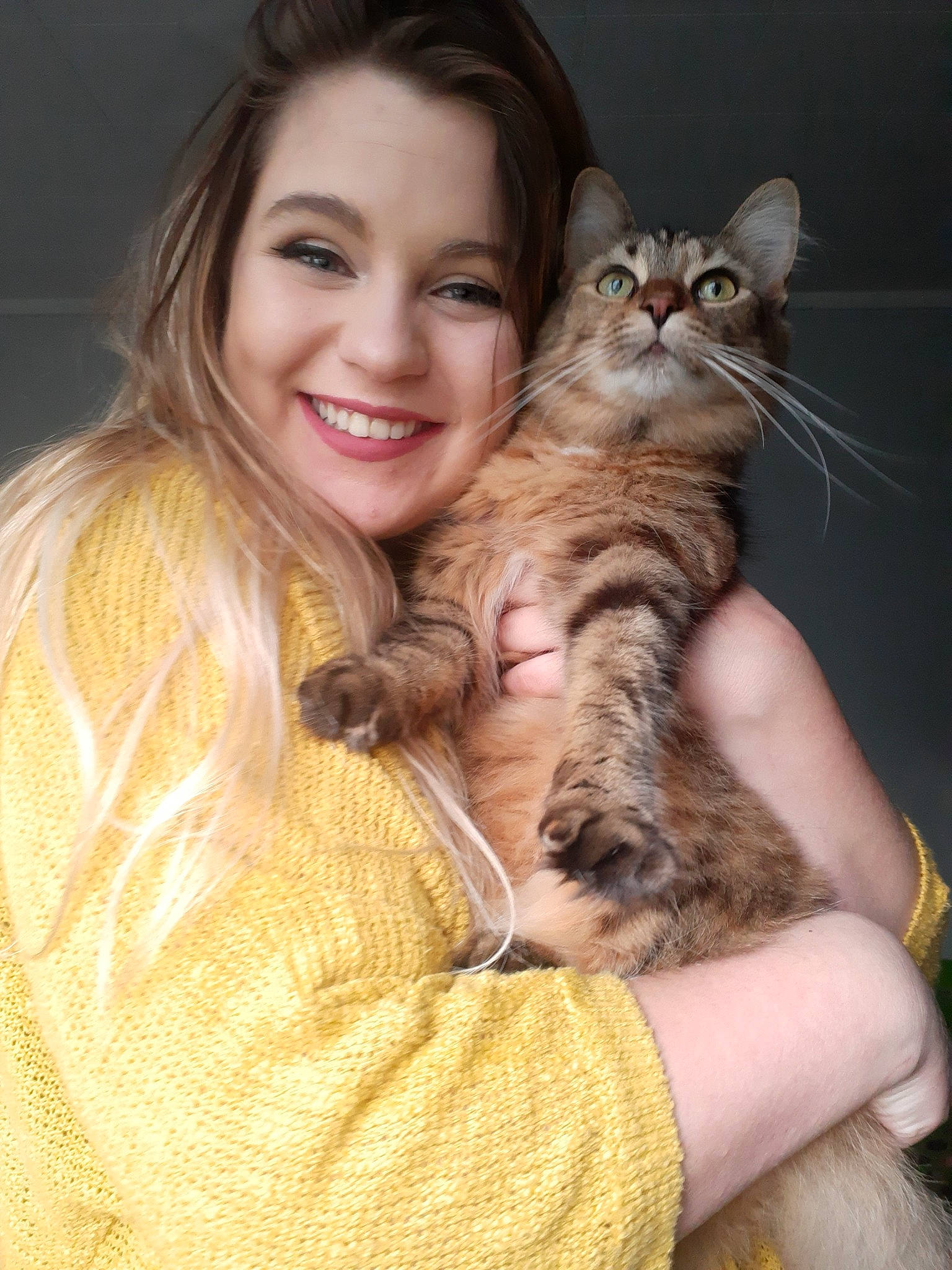 Gloria is registered to the contest to win money with this photo: american_curl, asian, carnivore, cat, dragon_li, european_shorthair, fawn, felidae, kitten, long_hair, maine_coon, mammal, norwegian_forest_cat, pixie_bob, siberian, small_to_medium_sized_cats, smile, sokoke, tabby_cat, whiskers