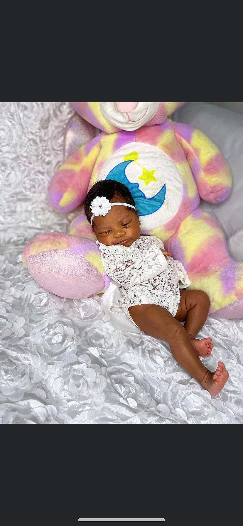 Aubrielle joined the competition — help win amazing prizes! baby, baby_products, baby_toddler_clothing, child, comfort, event, fictional_character, fun, happy, headwear, leisure, linens, magenta, pattern, person, pink, play, purple, recreation, sitting