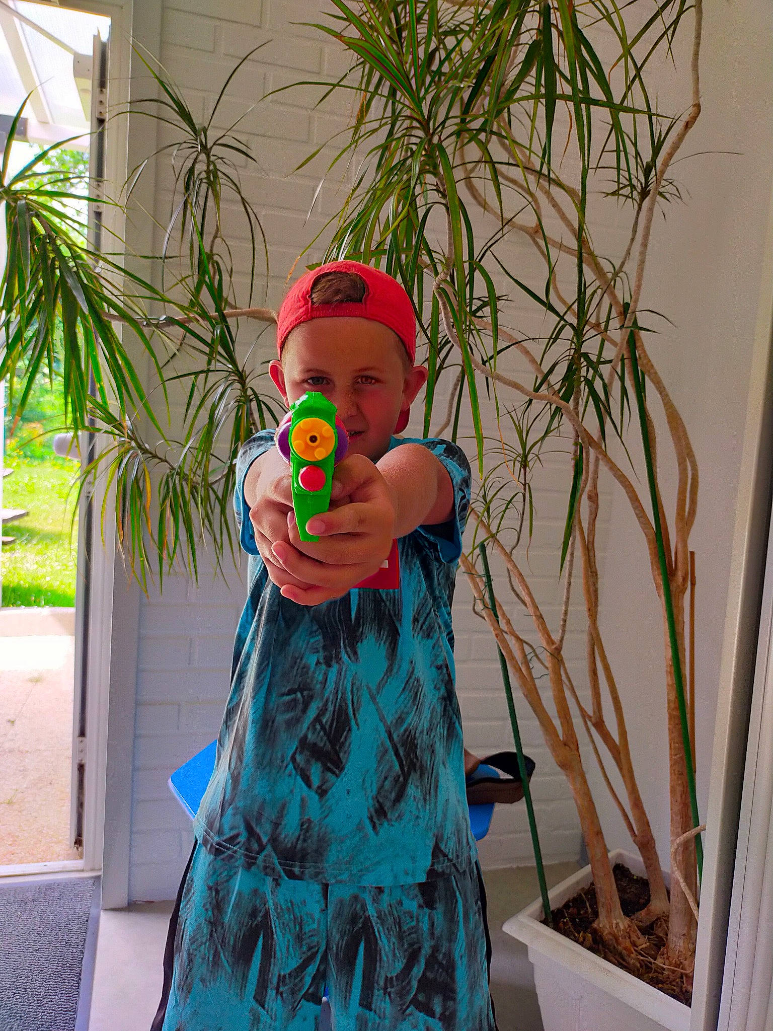 Sloan participe au concours pour gagner de l'argent avec cette photo : adaptation, animation, baby, baby_toddler_clothing, child, event, floral_design, flowerpot, fun, garden, grass, happy, headwear, houseplant, organism, person, plant, room, stuffed_toy, toddler