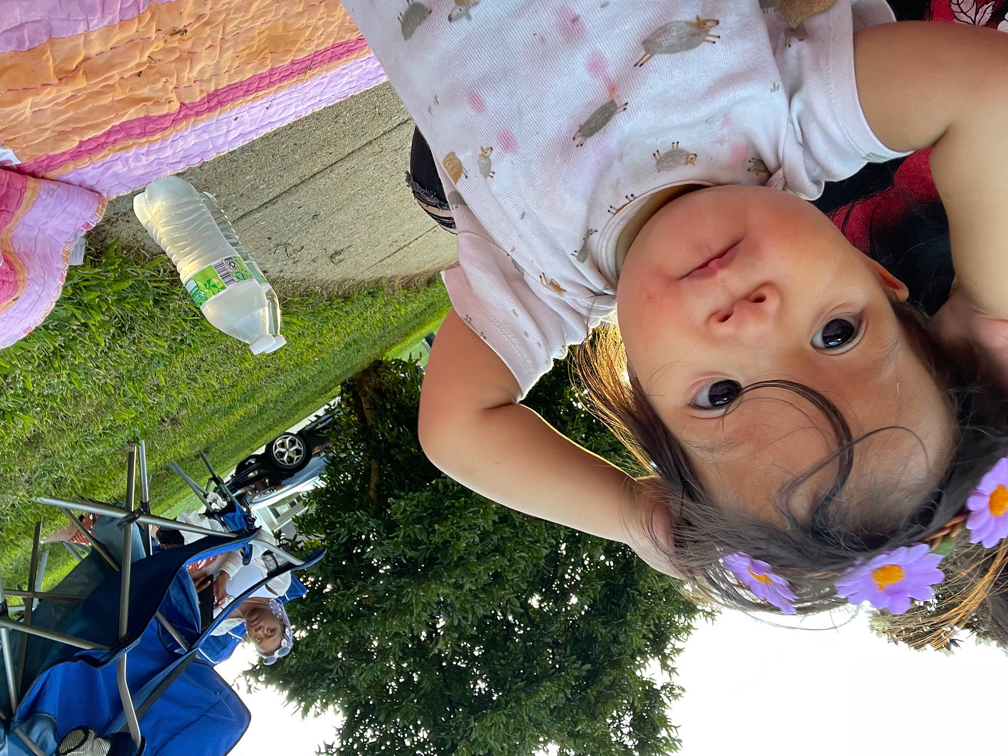 Kairi joined the competition — help win amazing prizes! child, electric_blue, eyelash, fun, grass, green, happy, leisure, people_in_nature, person, play, portrait_photography, recreation, spring, summer, t_shirt, toddler, tree, vacation, water