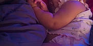 Kristiahnna joined the competition — help win amazing prizes! baby, sleeping, blanket, bed, infant, pillow, cozy, soft, child, rest, indoors, cute, peaceful, purple_light, blue_light, clothing, diaper, nap, toddler, comfort