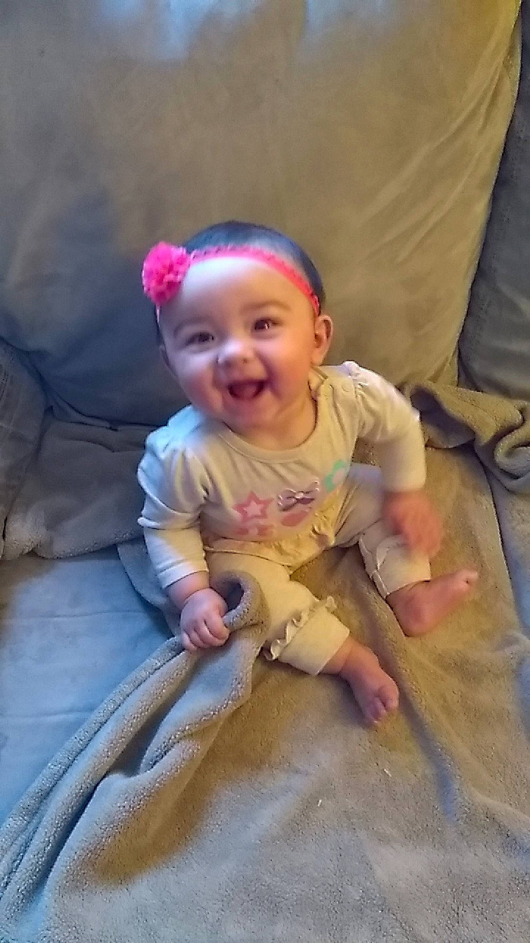 Juniper joined the competition — help win amazing prizes! baby, cheek, child, joy, person, sitting, skin, smile, toddler