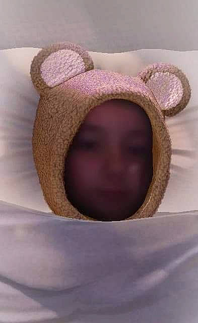 Georgia joined the competition — help win amazing prizes! art, baby_toys, circle, craft, eye, fawn, fur, head, headgear, headwear, linens, nose, person, plush, snout, stuffed_toy, teddy_bear, towel, visual_arts, wood