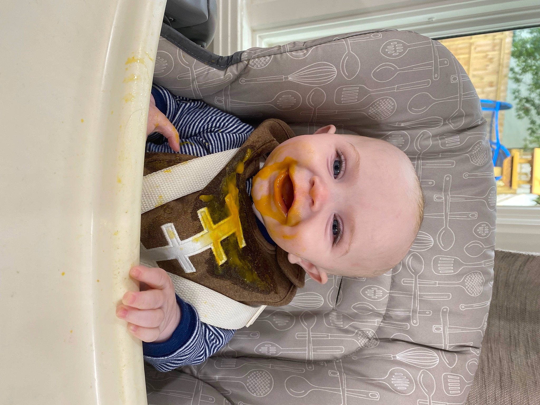 Landon joined the competition — help win amazing prizes! baby, baby_laughing, baby_products, baby_safety, baby_toddler_clothing, car_seat, child, comfort, flooring, fun, happy, person, room, sitting, sleeve, smile, thumb, toddler, vehicle_door, window