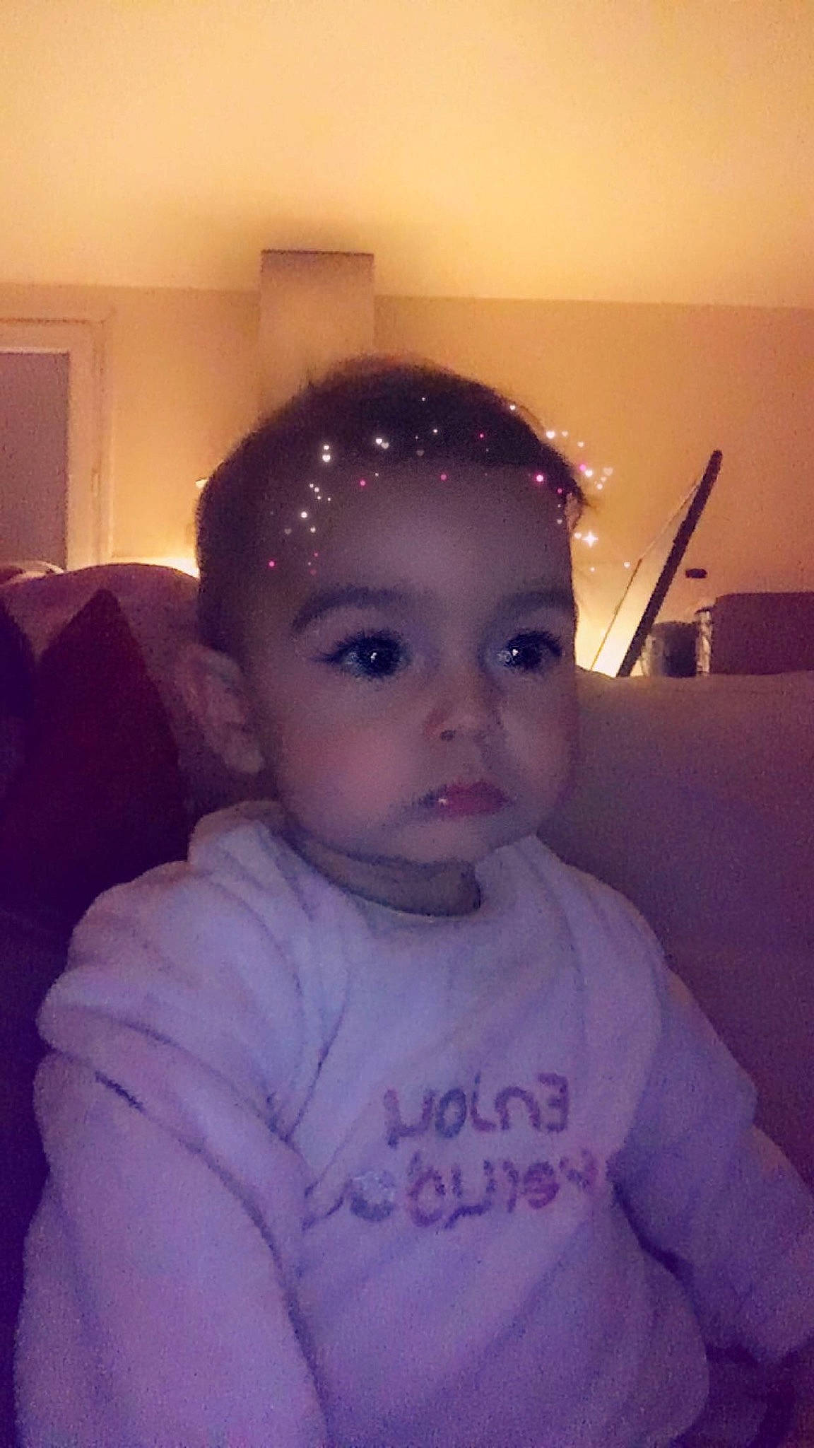 Bianca a rejoint le concours — aidez-le/la à gagner de superbes lots ! cheek, child, chin, day, ear, eye, eyebrow, face, forehead, girl, head, infant, lip, mouth, nose, person, product, purple, skin, toddler